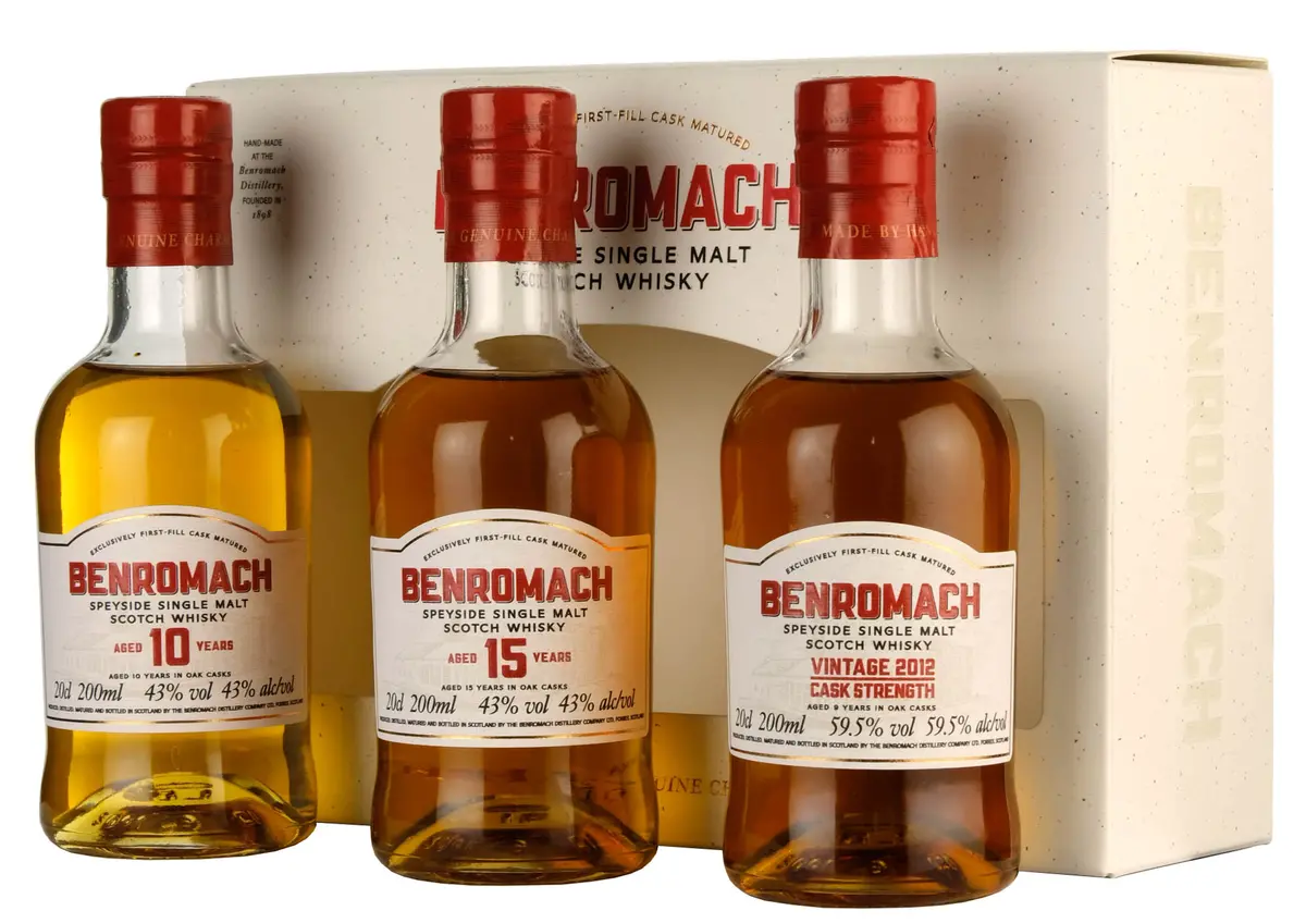 Benromach 20Cl Tri-Pack | 10 Year Old, 15 Year Old, 2012 Cask Strength 1