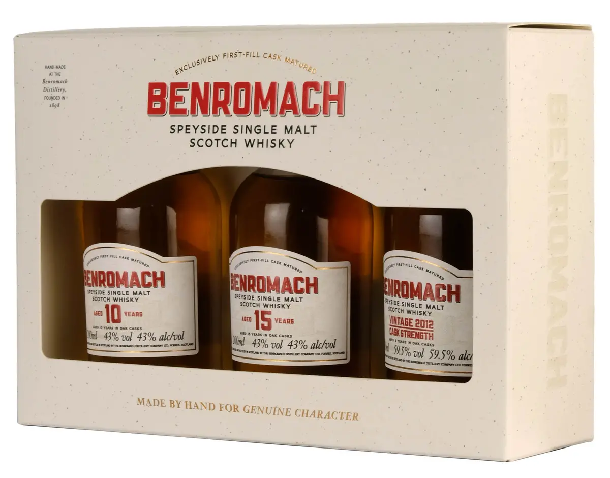 Benromach 20Cl Tri-Pack | 10 Year Old, 15 Year Old, 2012 Cask Strength 2