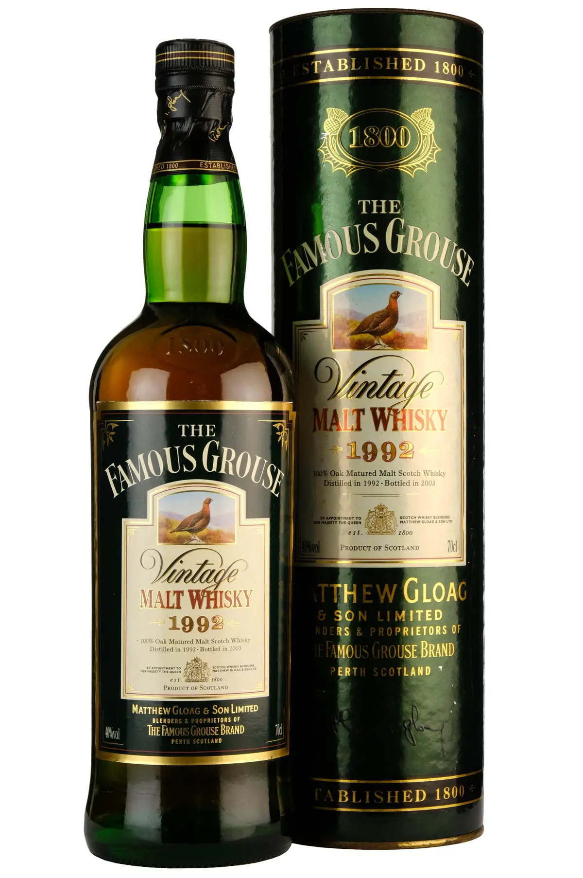 Famous Grouse 1992-2003 Blended Malt Whisky 1