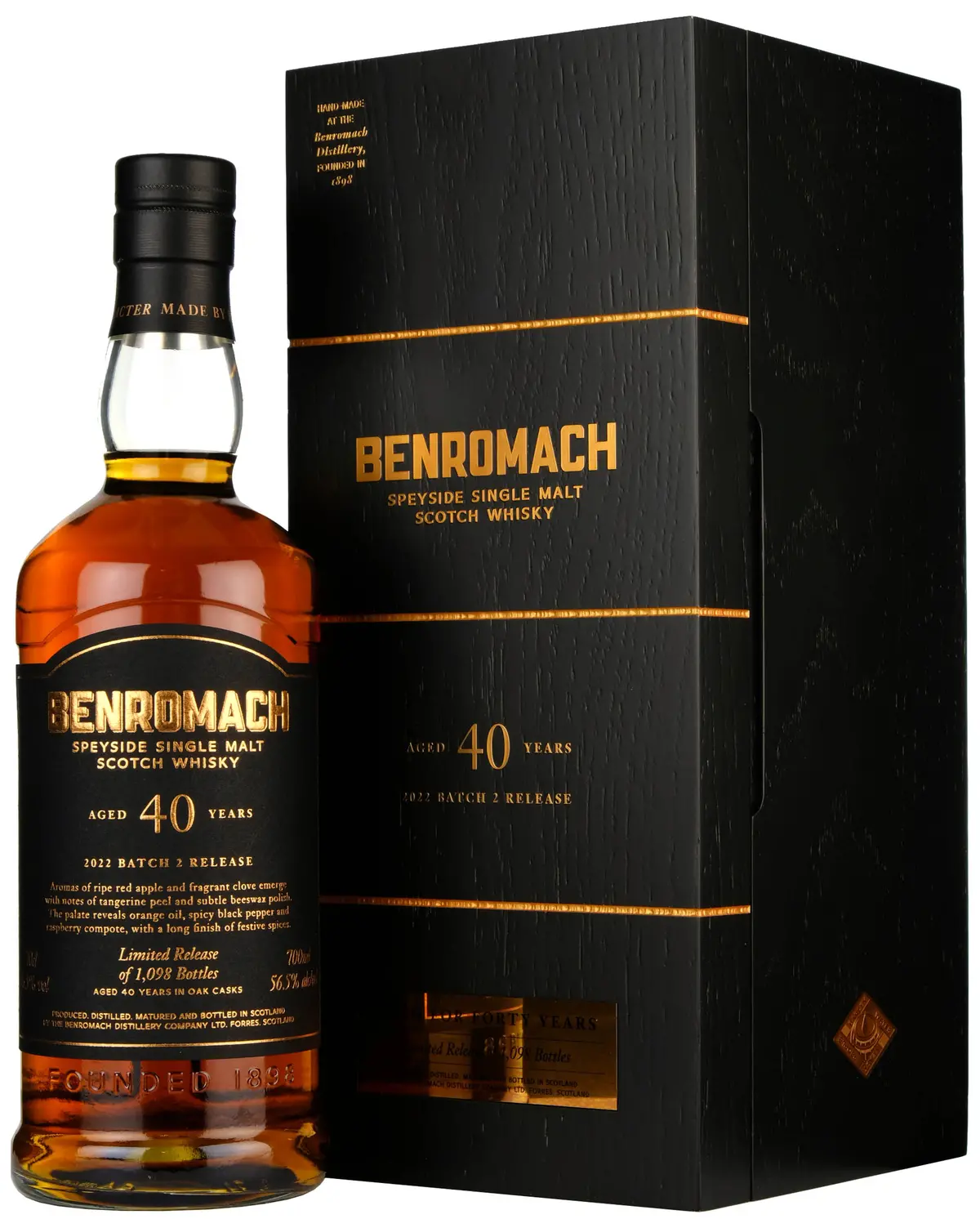 Benromach 40 Year Old Batch 2 Bottled 2022 1