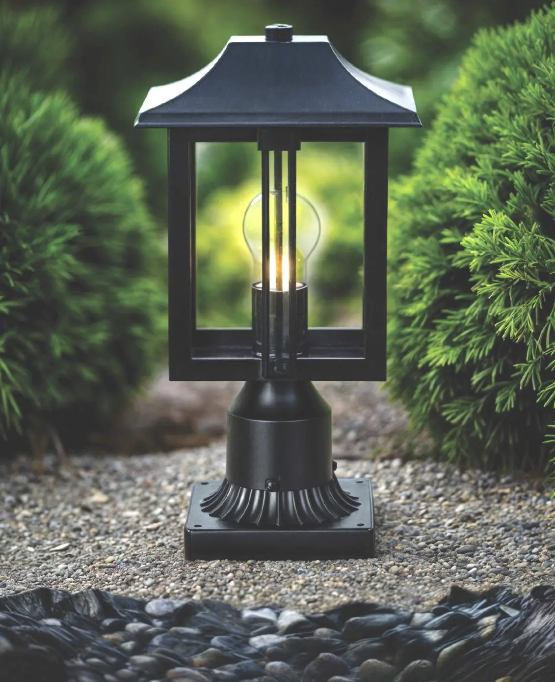 Outdoor Post Lamp Antique Pillar Lamp  Mb2572-1G 1