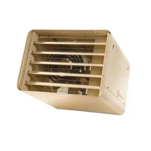 Oas07538am Ouellet Oas07538am - Commercial Industrial Suspended Unit Heater - 208 Volt - 3/1 Phase - 7.5Kw - Almond - 1/30 Hp 1