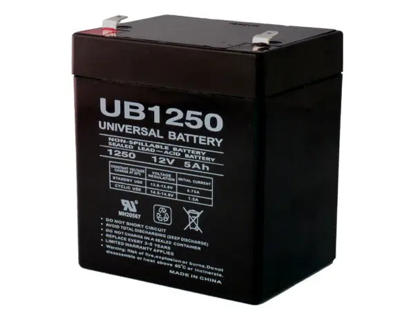 Ub1250 12 Volts 5Ah -Terminal F1 - Sla/Agm Battery 1