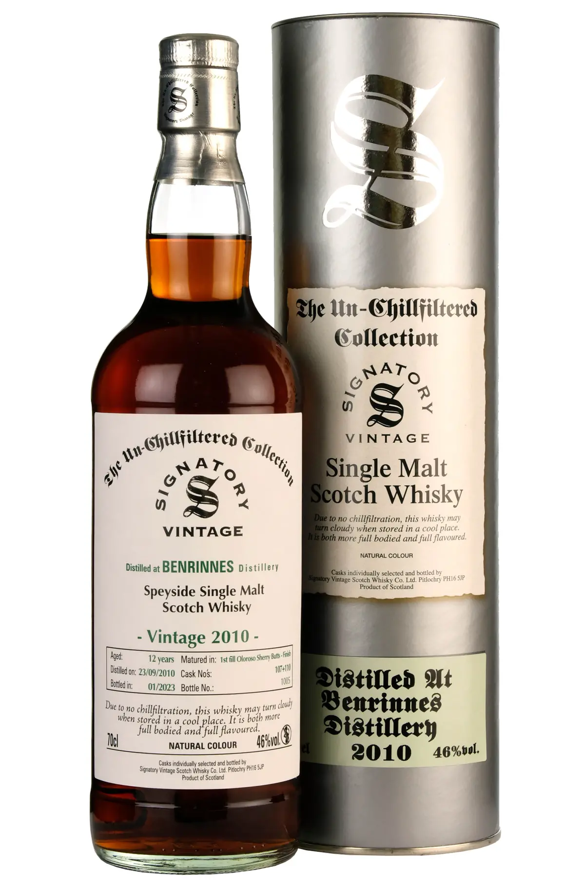 Benrinnes 2010-2023 | 12 Year Old Signatory Vintage Casks 107 + 110 1