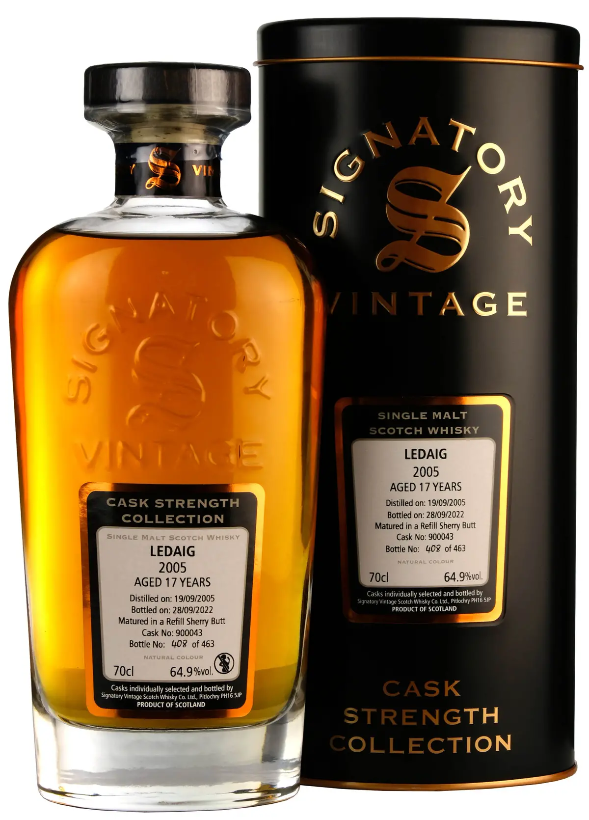 Ledaig 2005-2022 | 17 Year Old Signatory Vintage Cask 900043 1