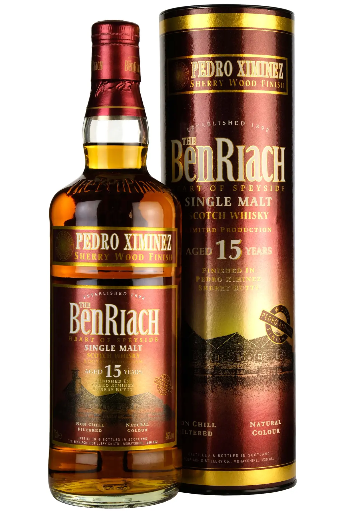 Benriach 15 Year Old Pedro Ximinez Sherry Wood Finish 1