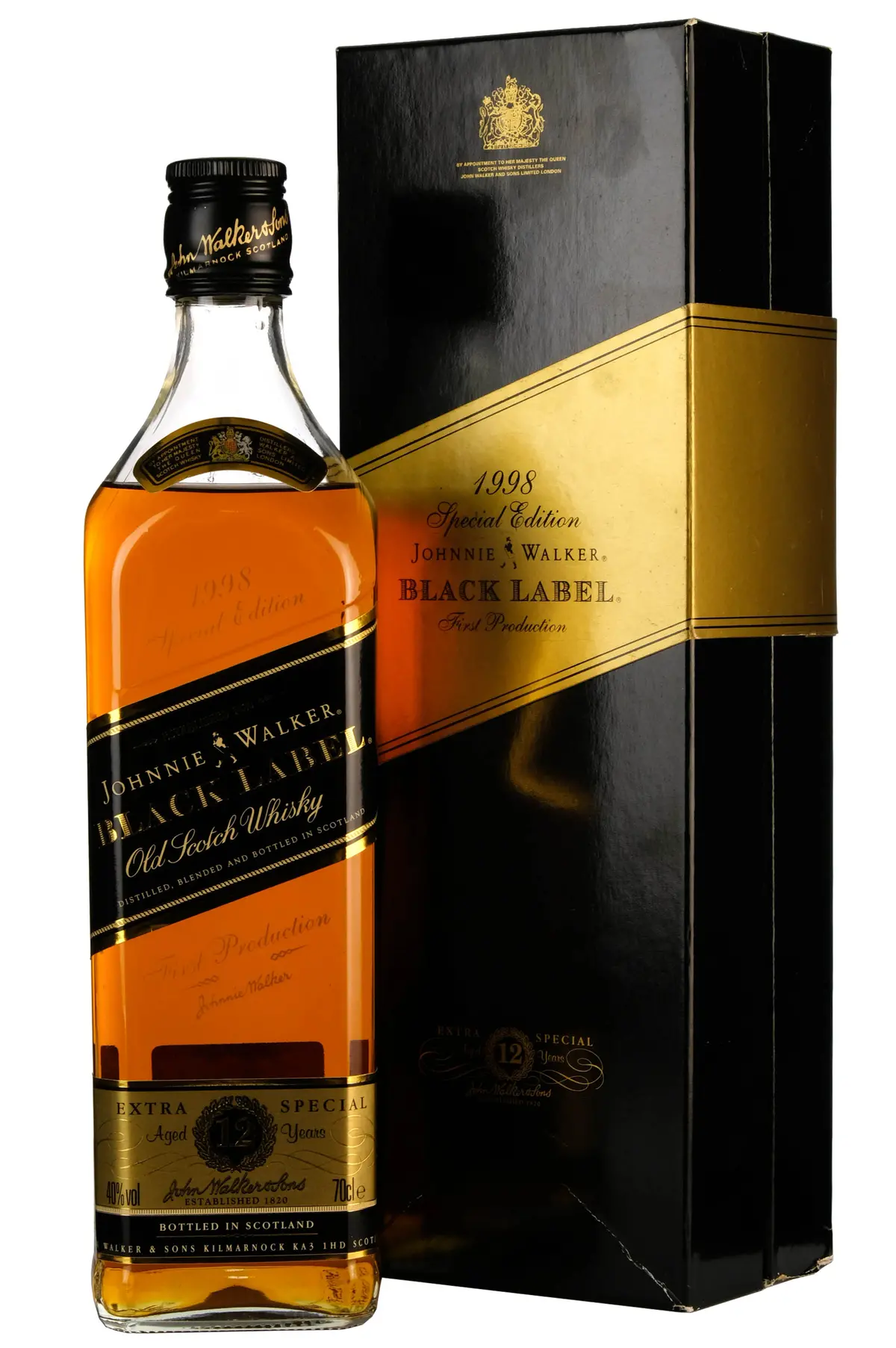 Johnnie Walker Black Label | 12 Year Old | 1998 Special Edition First Production 1