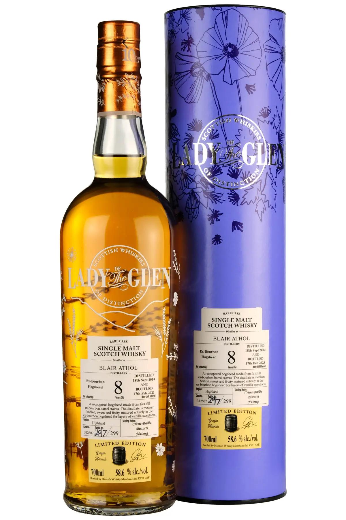 Blair Athol 2014-2023 | 8 Year Old | Lady Of The Glen Cask 312607 1