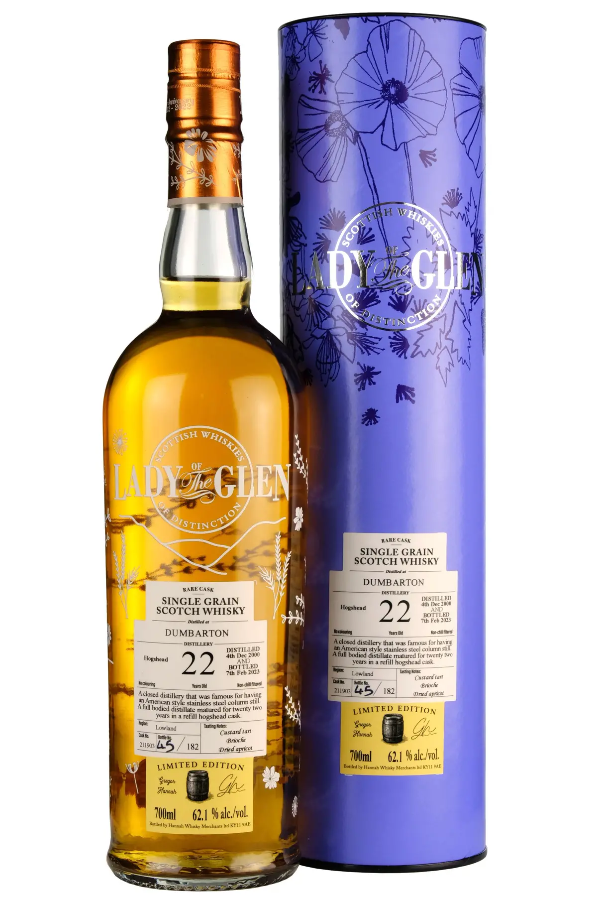 Dumbarton 2000-2023 | 22 Year Old | Lady Of The Glen Cask 211903 1