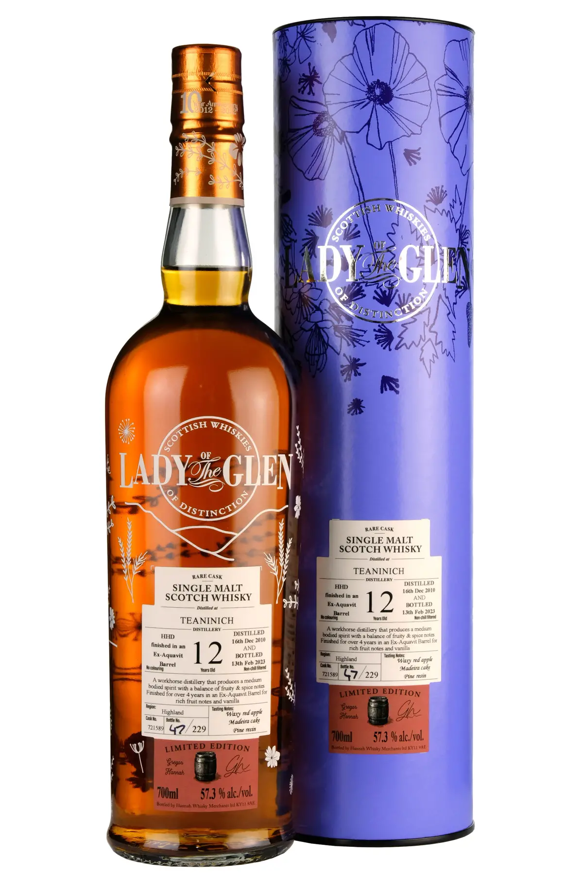 Teaninich 2010-2023 | 12 Year Old | Lady Of The Glen Cask 721589 1
