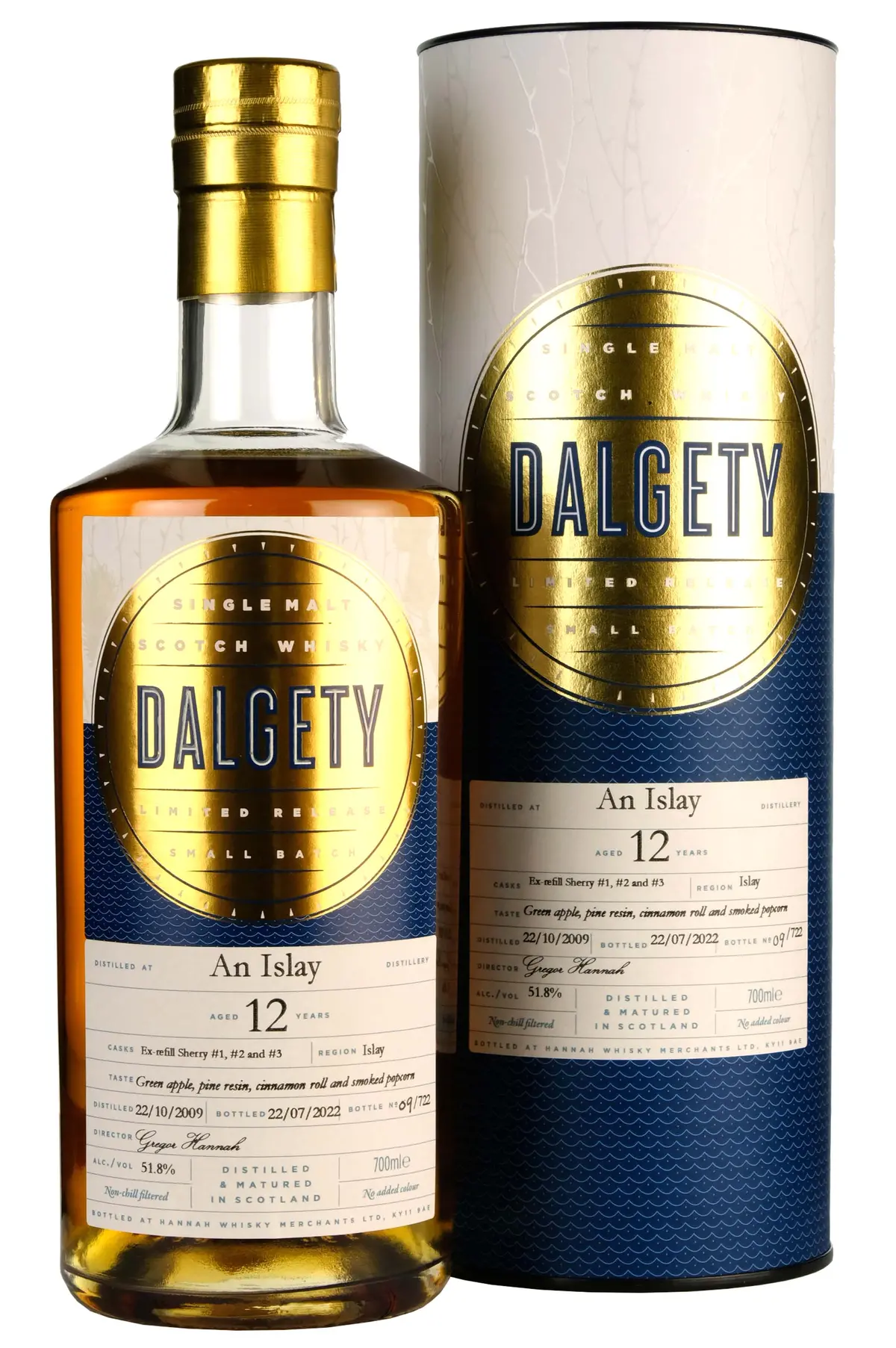 An Islay 2009-2022 | 12 Year Old | Dalgety Casks 1 + 2 + 3 1