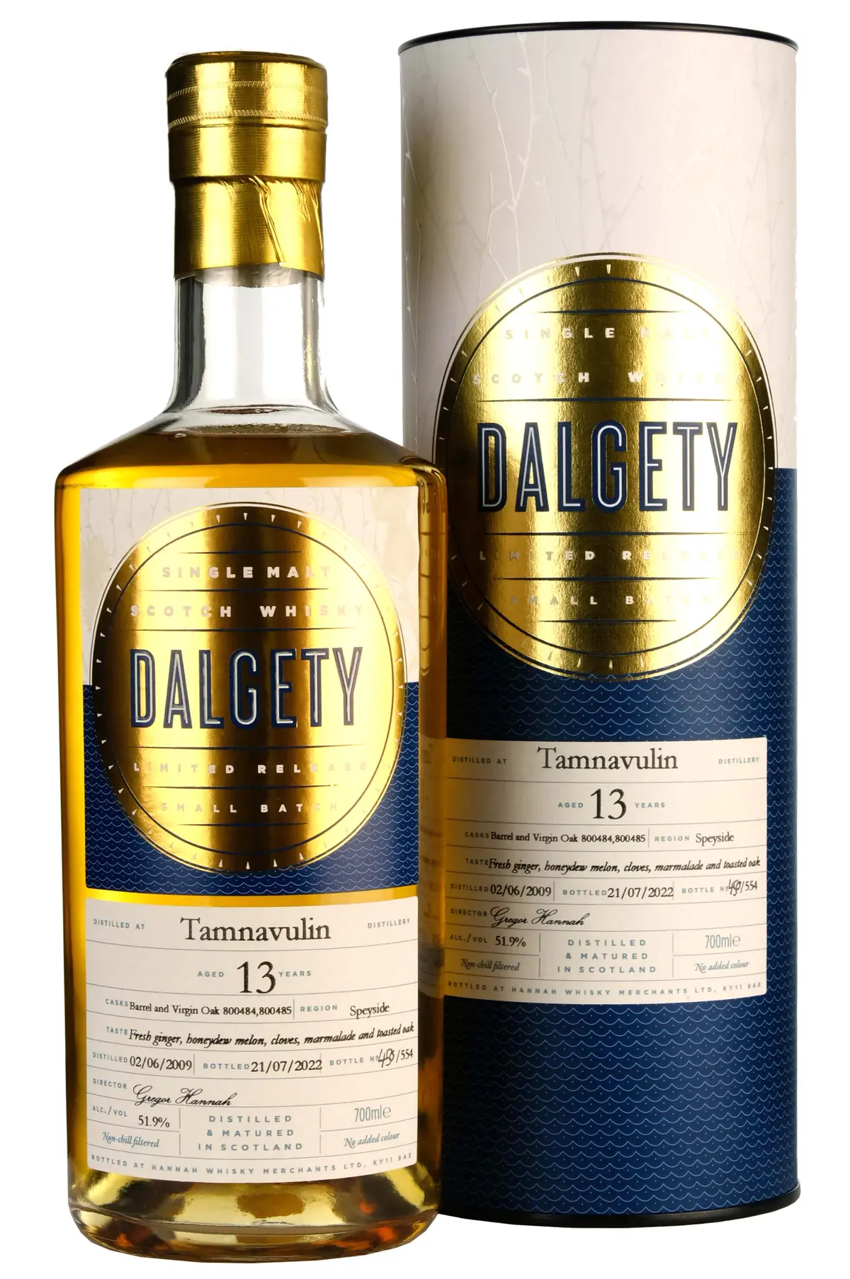 Tamnavulin 2009-2022 | 13 Year Old Dalgety Casks 800484 + 800485 1