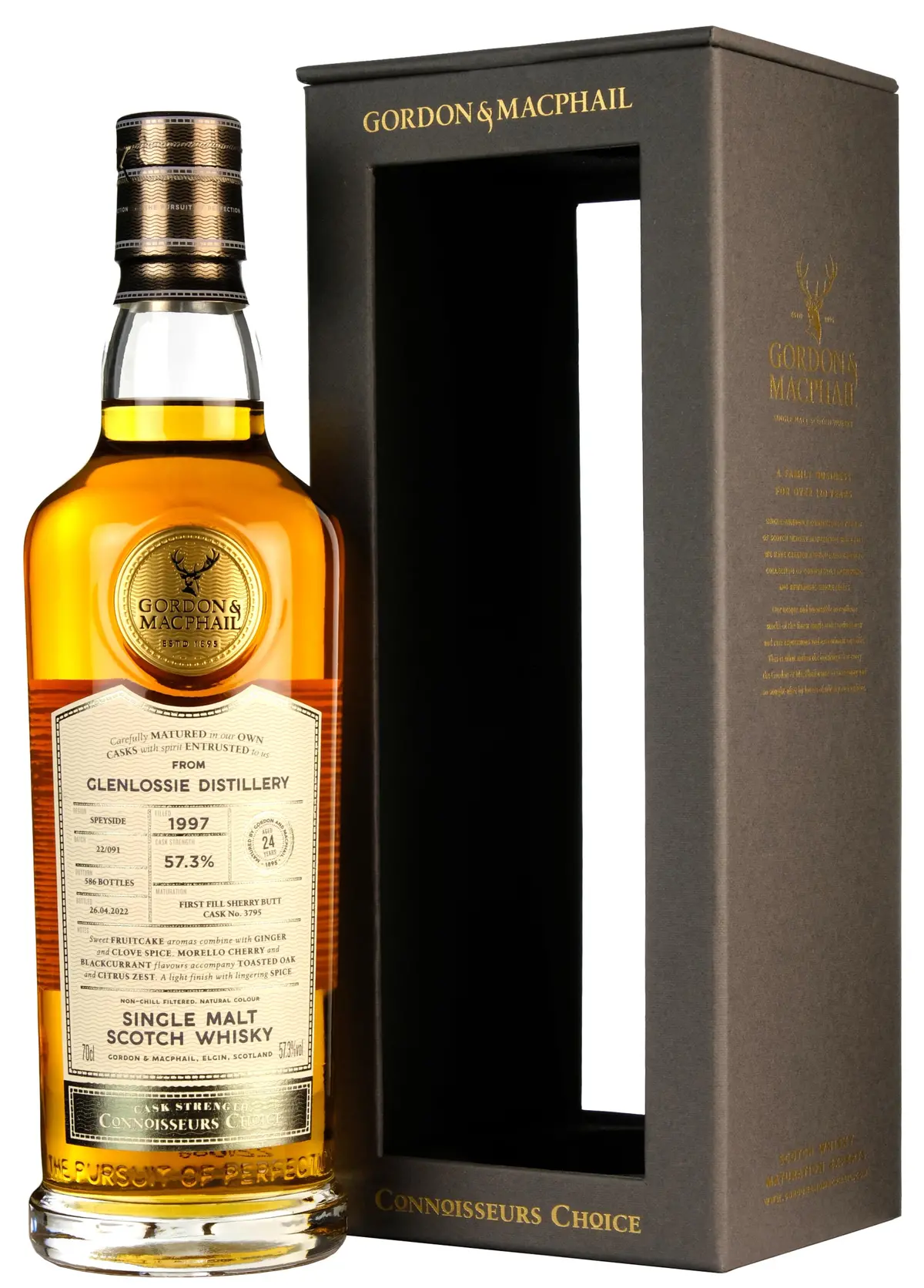 Glenlossie 1997-2022 | 24 Year Old Gordon & Macphail Connoisseurs Choice Single Cask 3795 1
