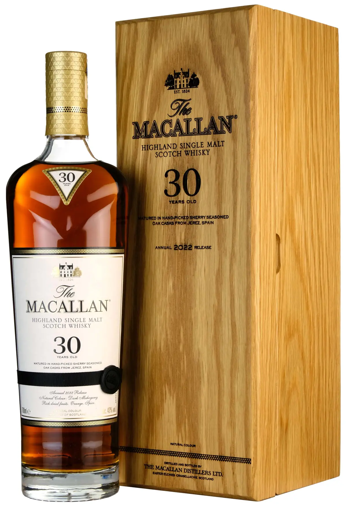 Macallan 30 Year Old Sherry Oak 2022 Release 1