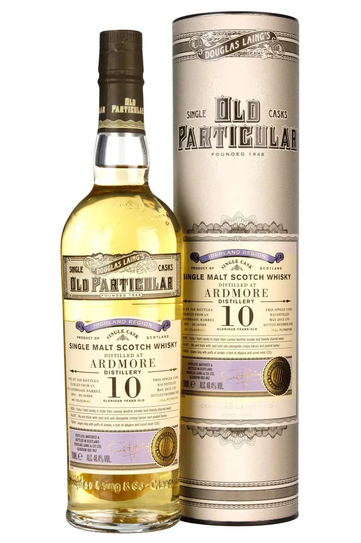 Ardmore 2012-2022 | 10 Year Old | Old Particular | Single Cask Dl16980 1