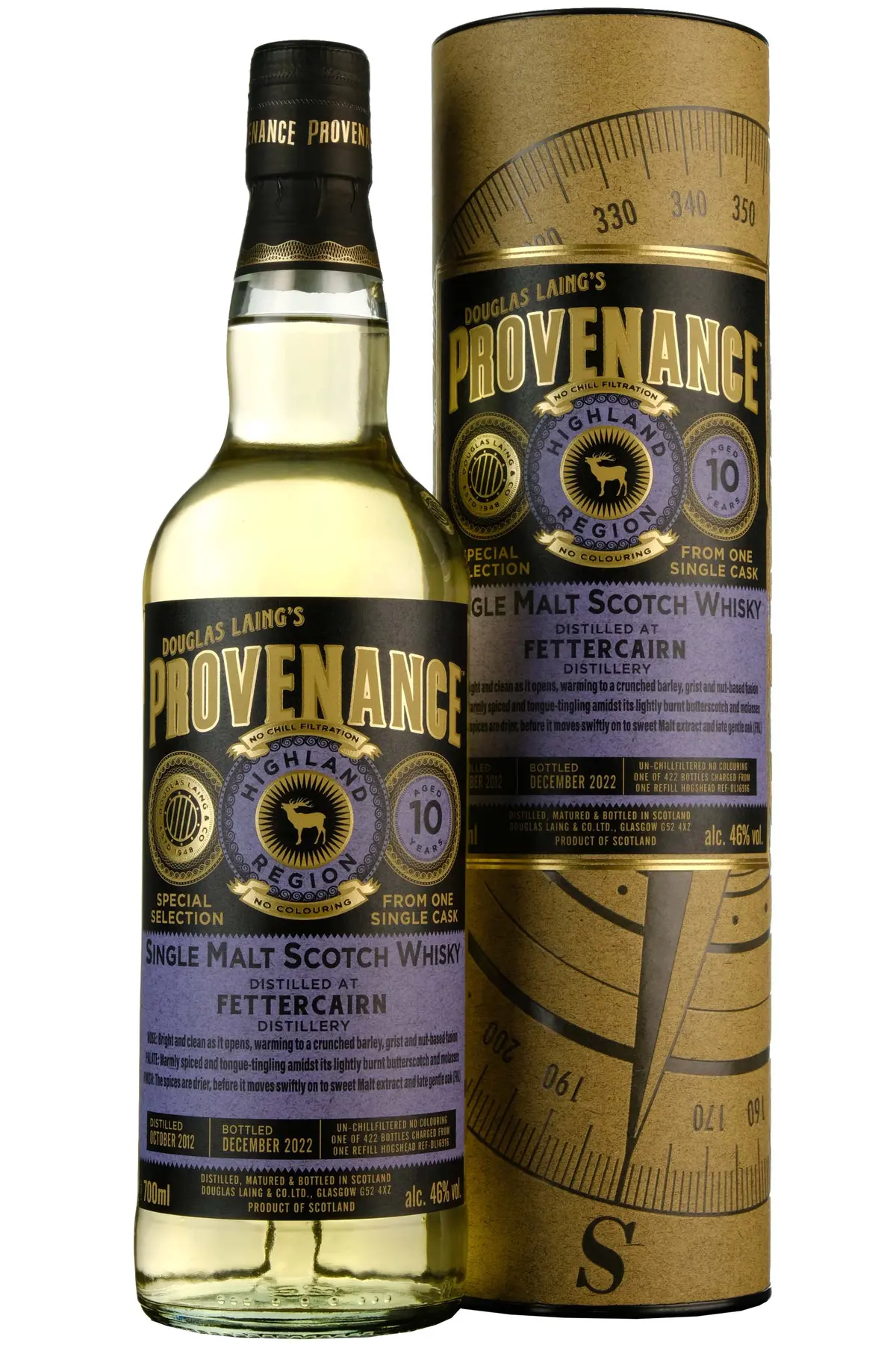 Fettercairn 2012-2022 | 10 Year Old Douglas Laing Provenance Single Cask Dl16916 1