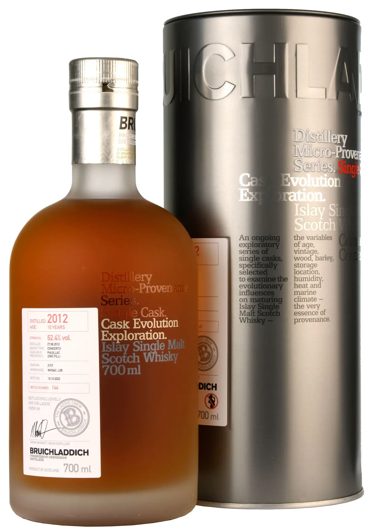 Bruichladdich 2012-2022 | 10 Year Old Micro-Provenance Cask 2157 1