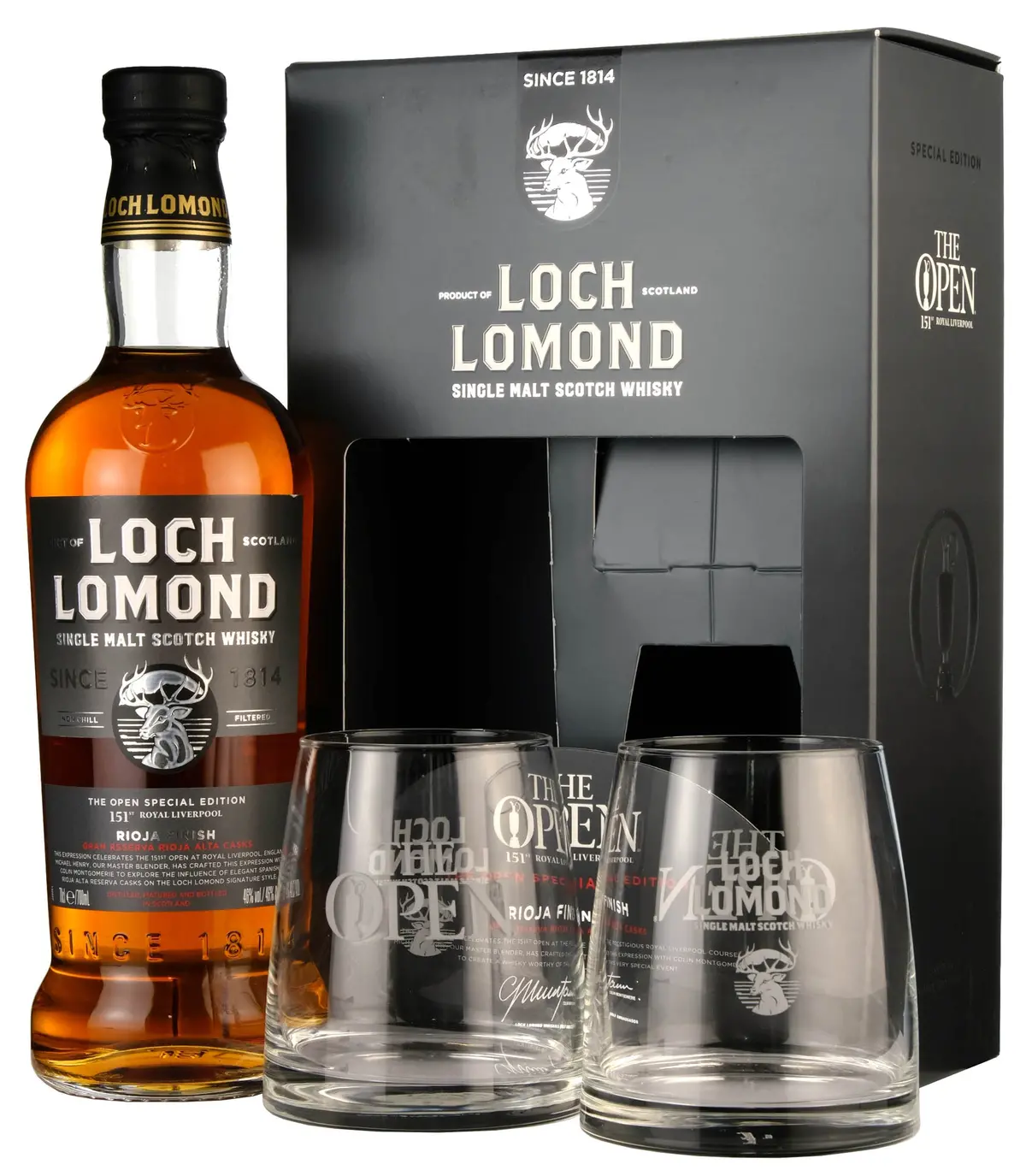 Loch Lomond 151St Open Special Edition 2023 | Gift Pack + 2 Glasses 1