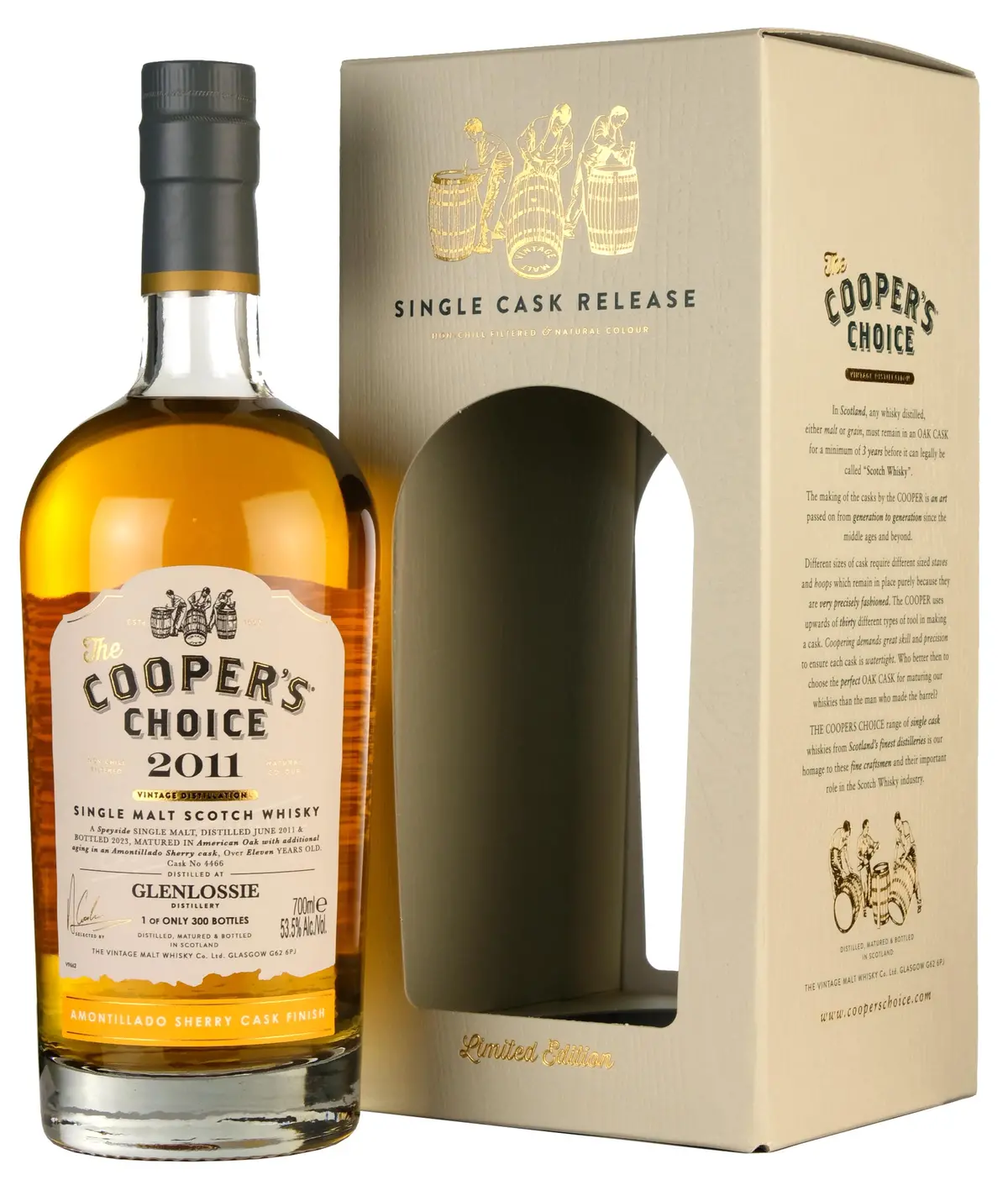 Glenlossie 2011-2023 | 11 Year Old Cooper's Choice Single Cask 4466 1