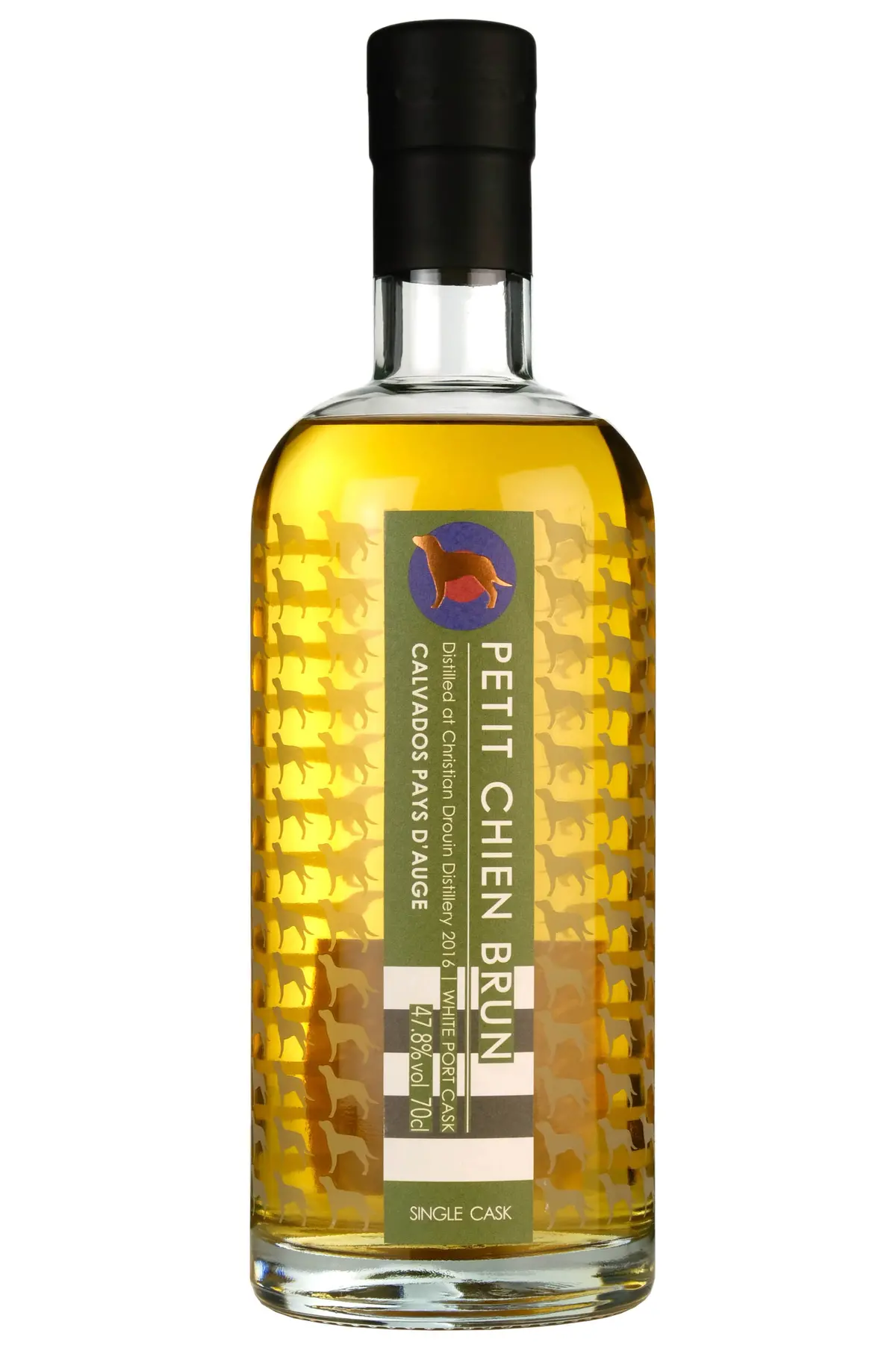 Christian Drouin Petit Chien Brun 2016-2023 Little Brown Dog Single Cask Calvados 1