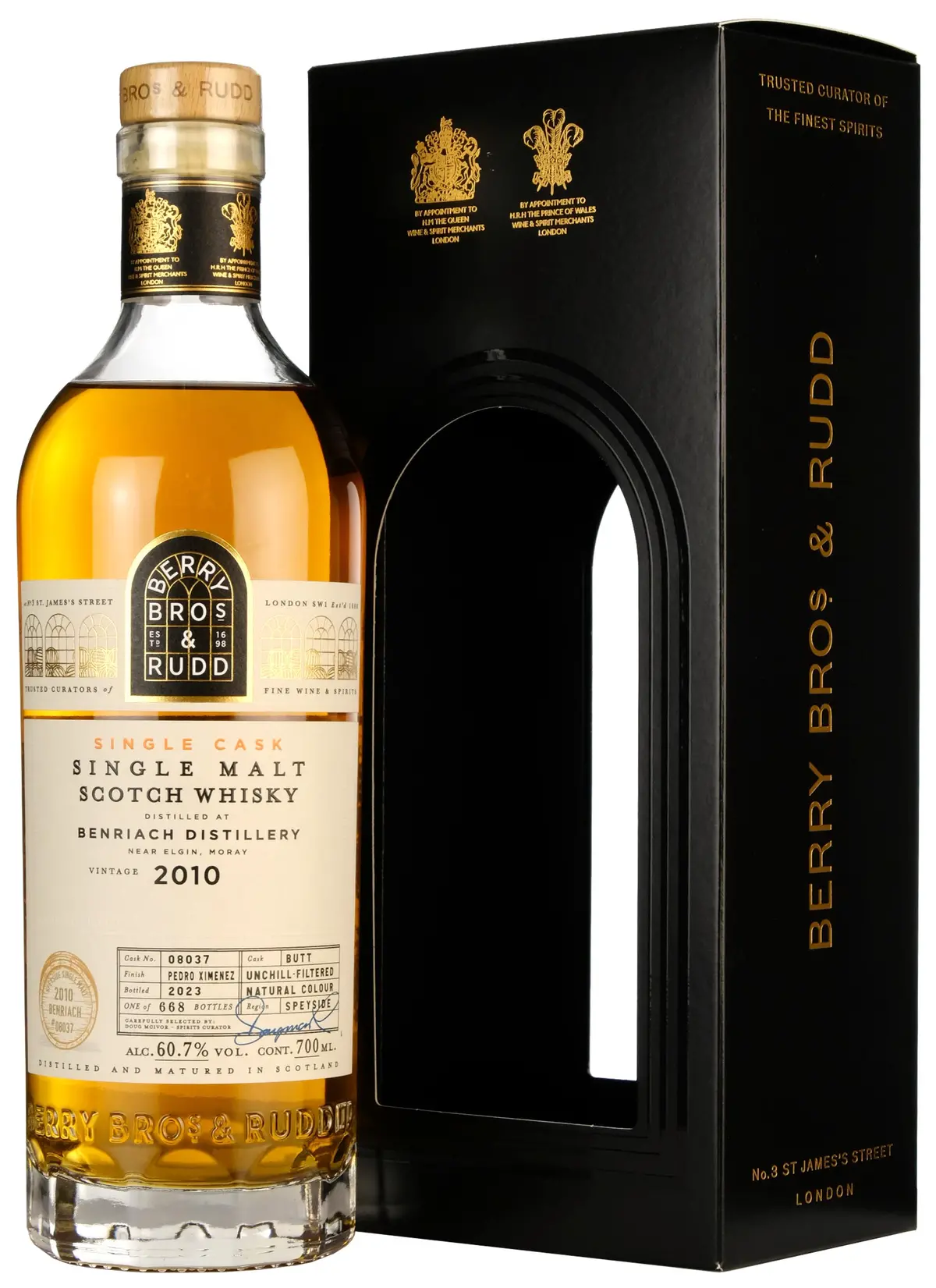Benriach 2010-2023 | 13 Year Old Berry Bros & Rudd Single Cask 08037 1