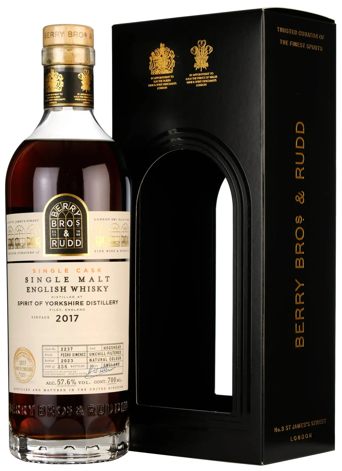 Spirit Of Yorkshire 2017-2023 | 6 Year Old Berry Bros & Rudd Single Cask 2237 1