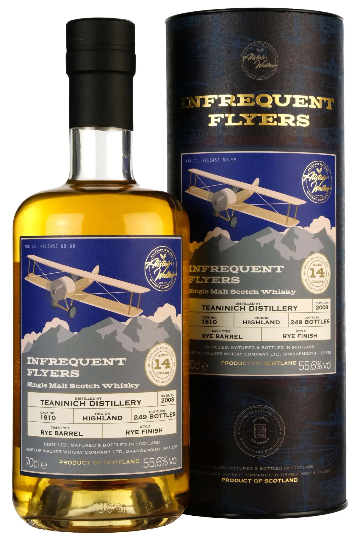 Teaninich 2008-2023 | 14 Year Old Infrequent Flyers | Single Cask 1810 1