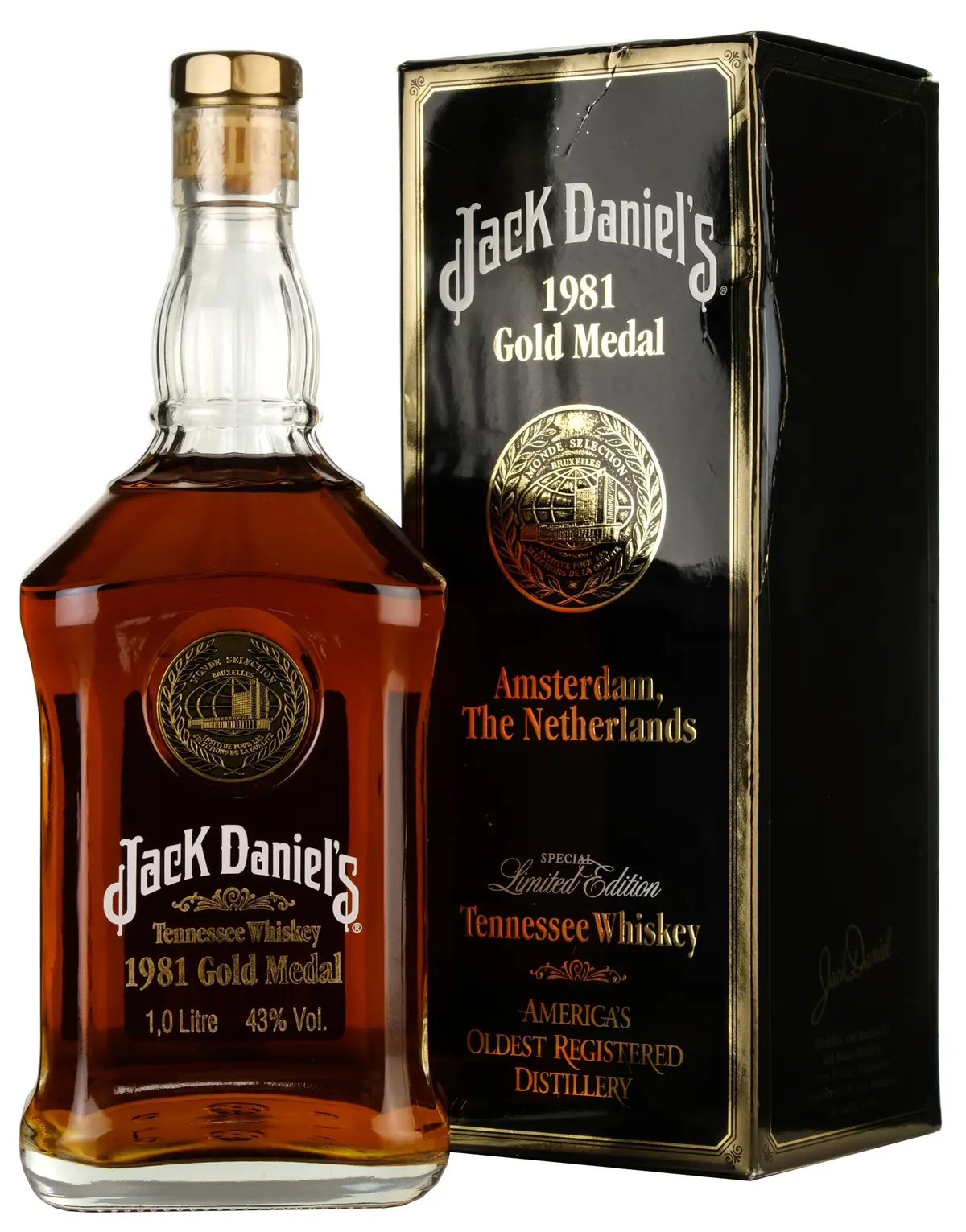 Jack Daniel's 1981 Gold Medal 7Th Release 1 Litre 1
