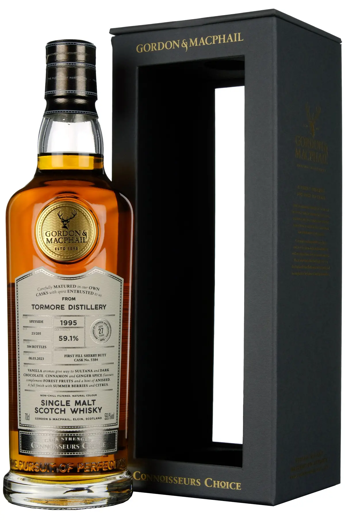 Tormore 1995-2023 | 27 Year Old Gordon & Macphail Connoisseurs Choice Single Cask 5384 1