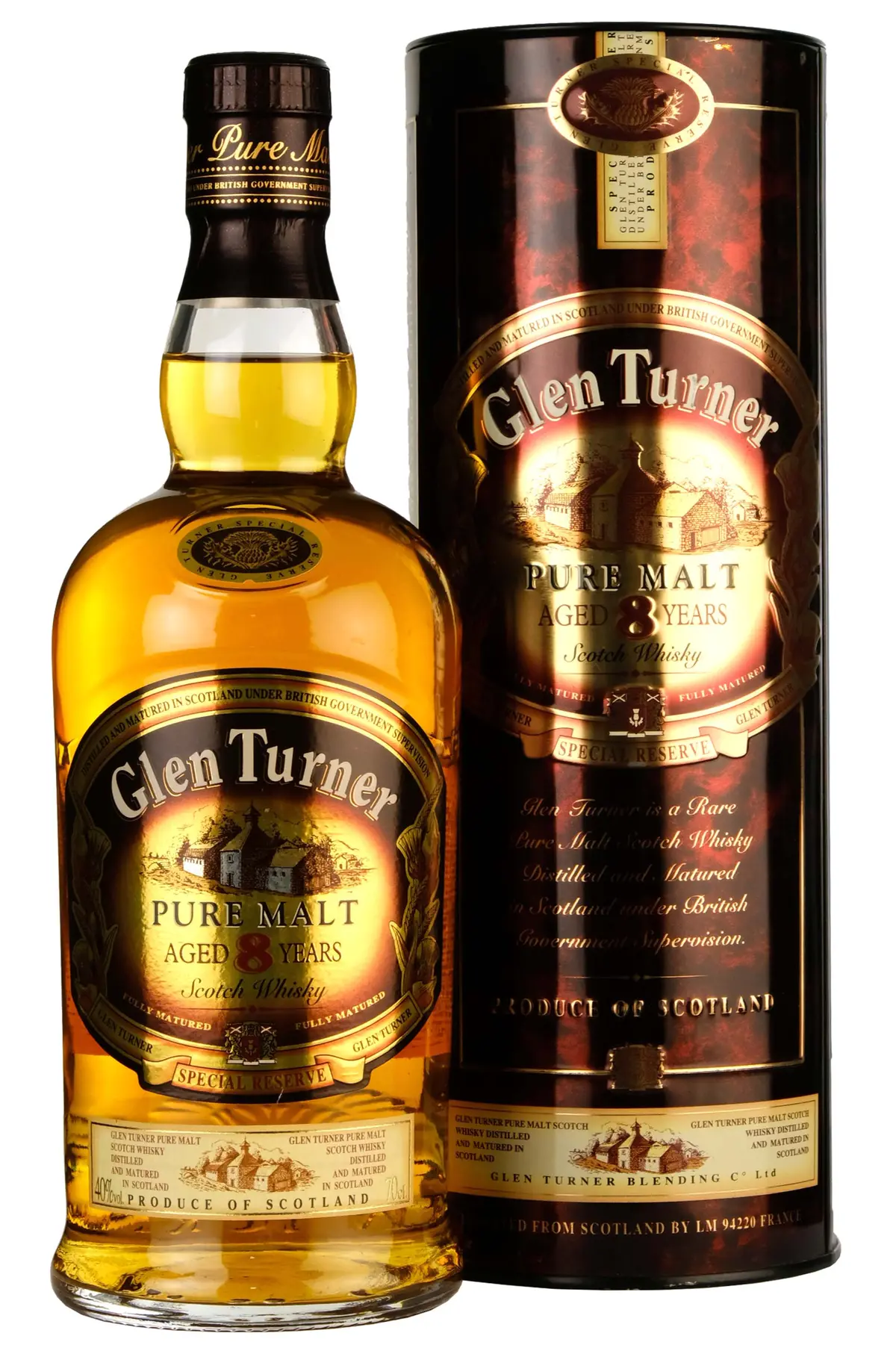 Glen Turner 8 Year Old Special Reserve 1990S 1