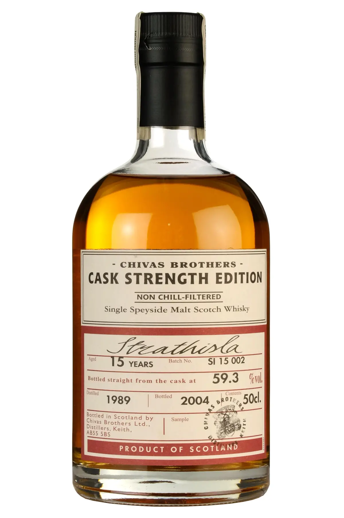 Strathisla 1989-2004 | 15 Year Old Chivas Brothers Cask Strength Edition Batch 2 1