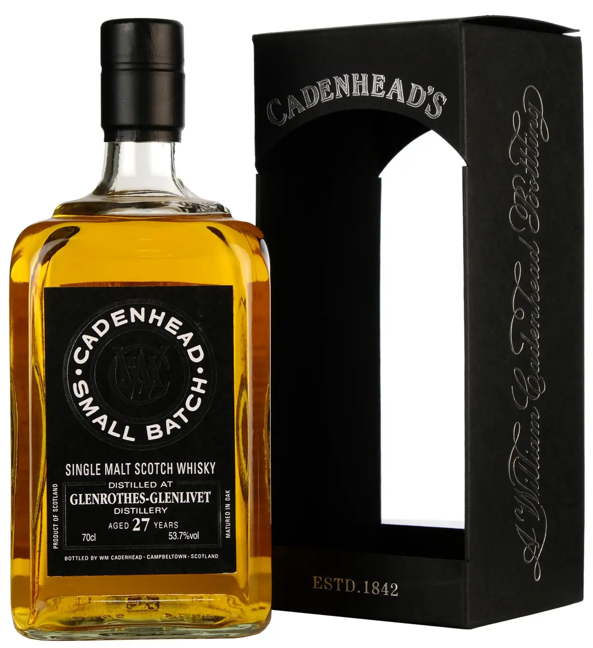 Glenrothes 1989-2016 | 27 Year Old Cadenhead's Black Label Small Batch 1