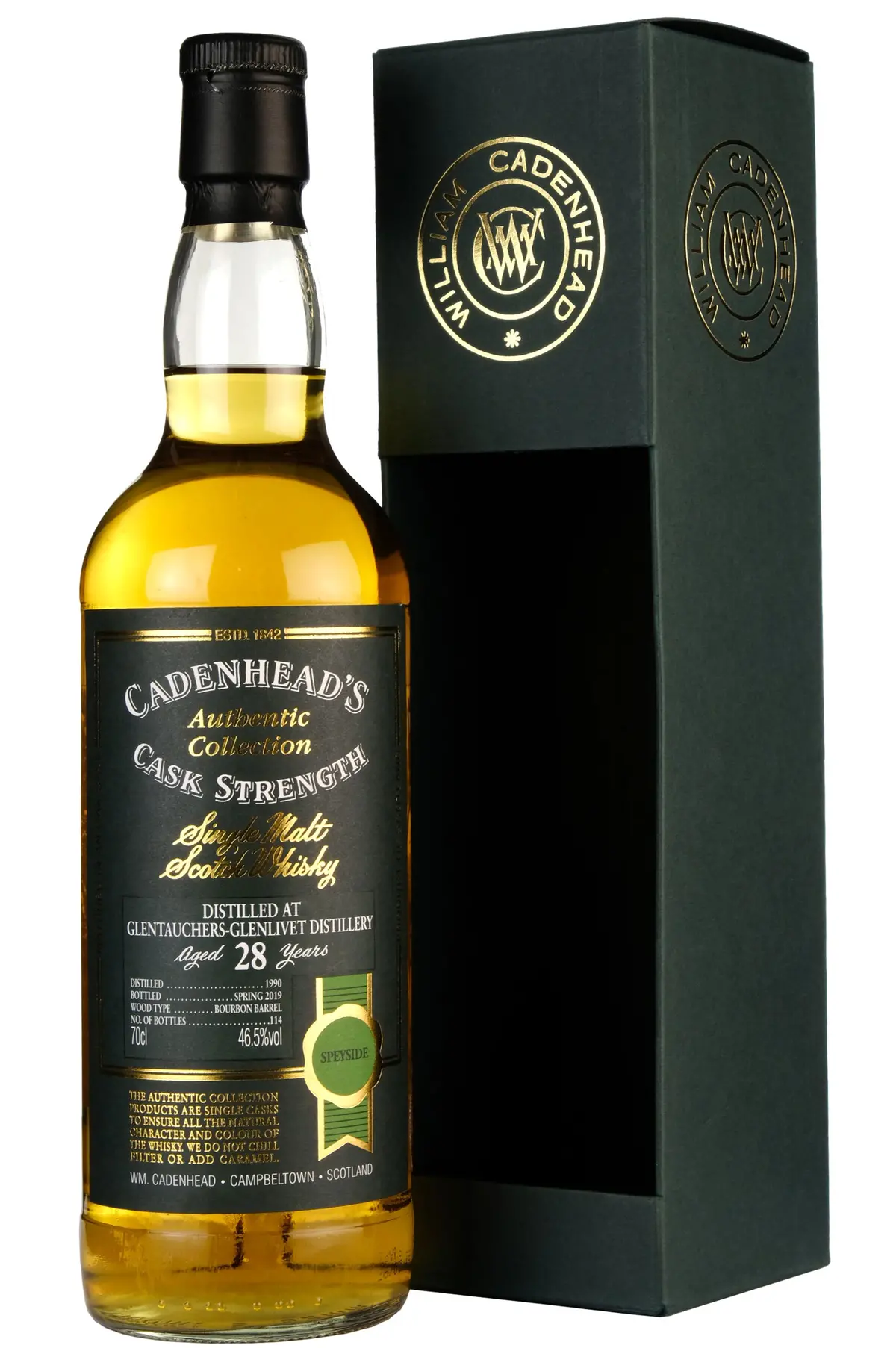 Glentauchers 1990-2019 | 28 Year Old Cadenhead's Authentic Collection Single Cask 1