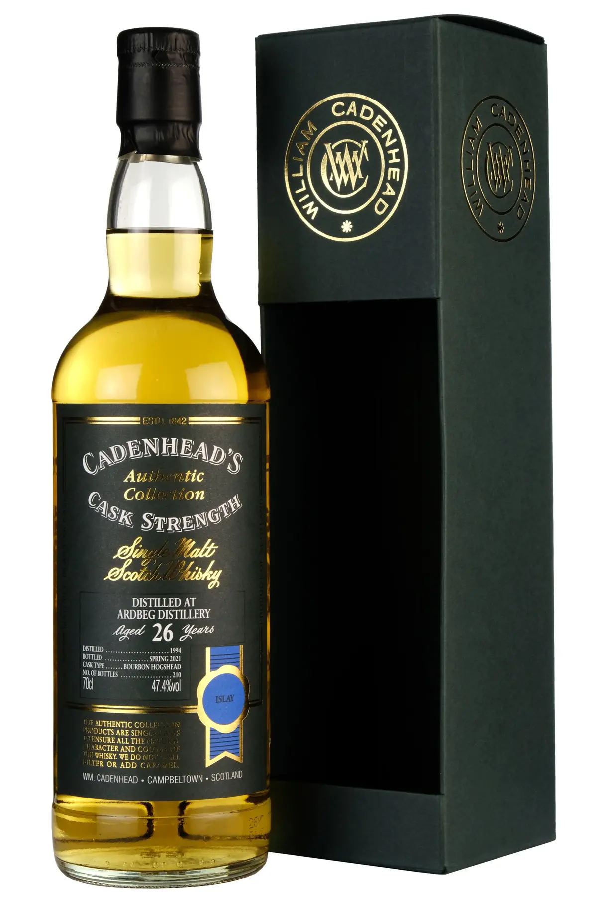 Ardbeg 1994-2021 | 26 Year Old Cadenhead's Authentic Collection Single Cask 1