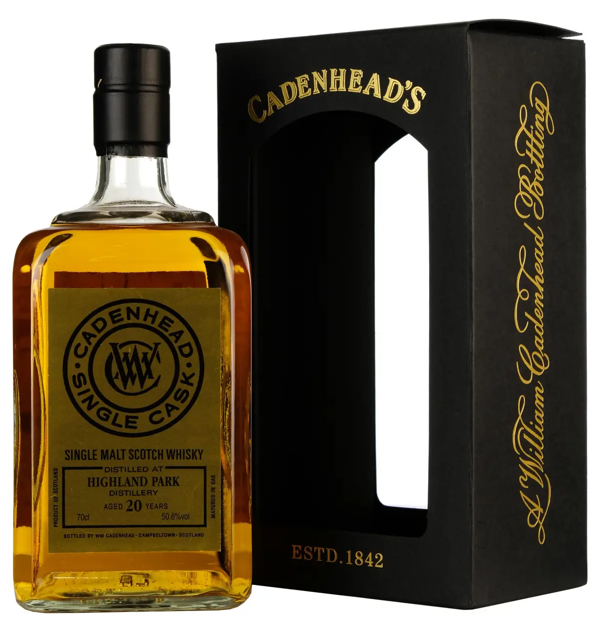 Highland Park 1996-2016 | 20 Year Old Cadenhead's Gold Label Single Cask 1