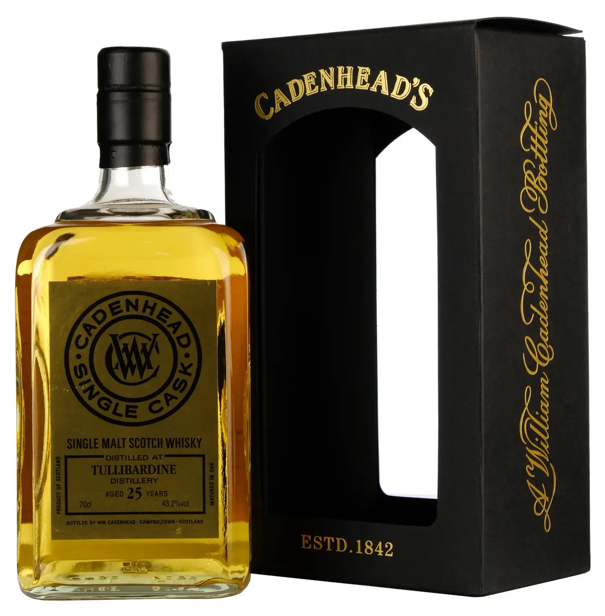 Tullibardine 1993-2018 | 25 Year Old Cadenhead's Gold Label Single Cask 1
