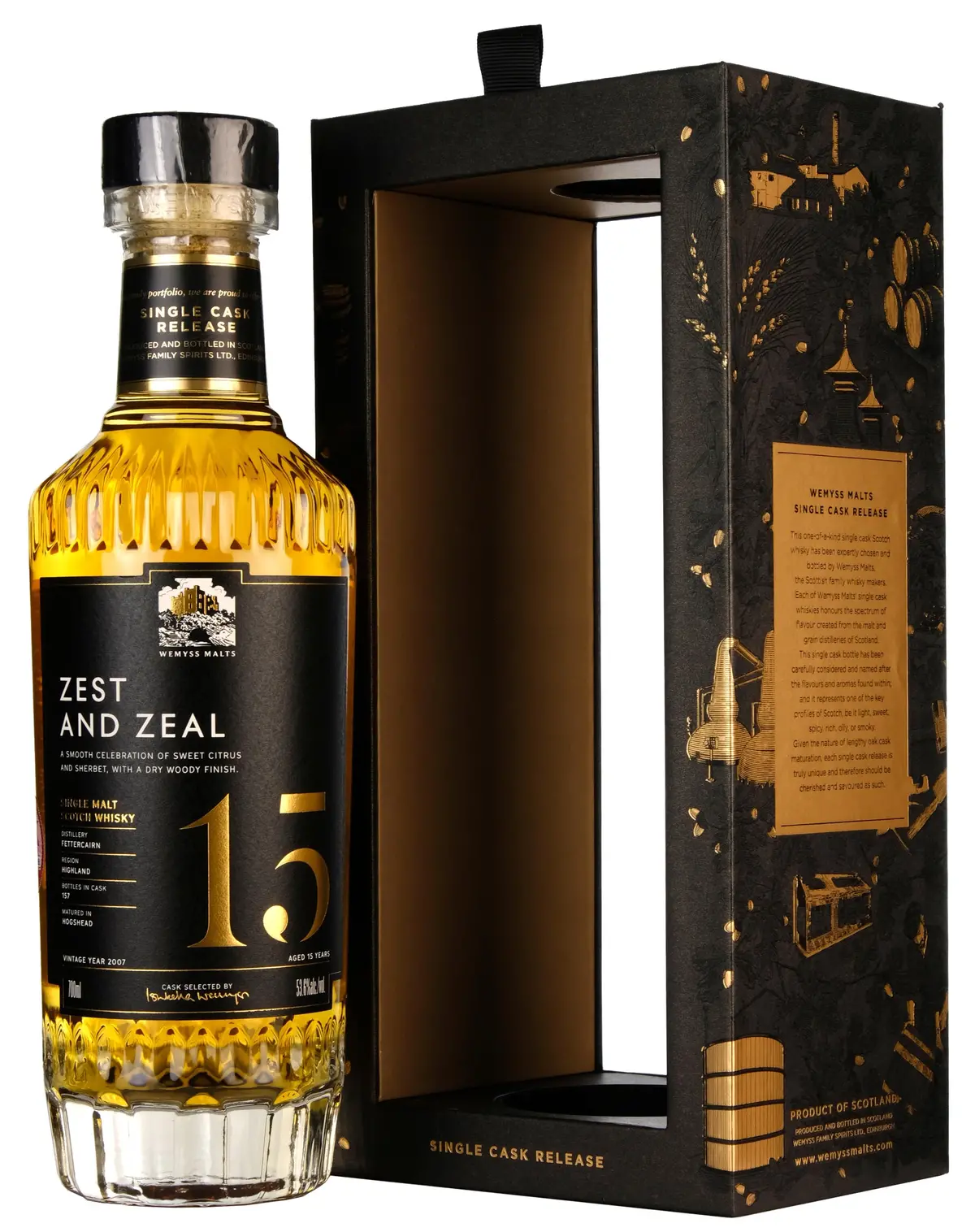 Fettercairn 2007-2023 | 15 Year Old | Zest And Zeal Single Cask 1