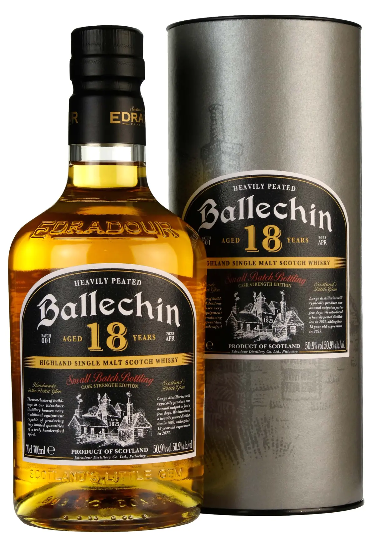 Edradour Ballechin 18 Year Old Cask Strength Batch 001 1