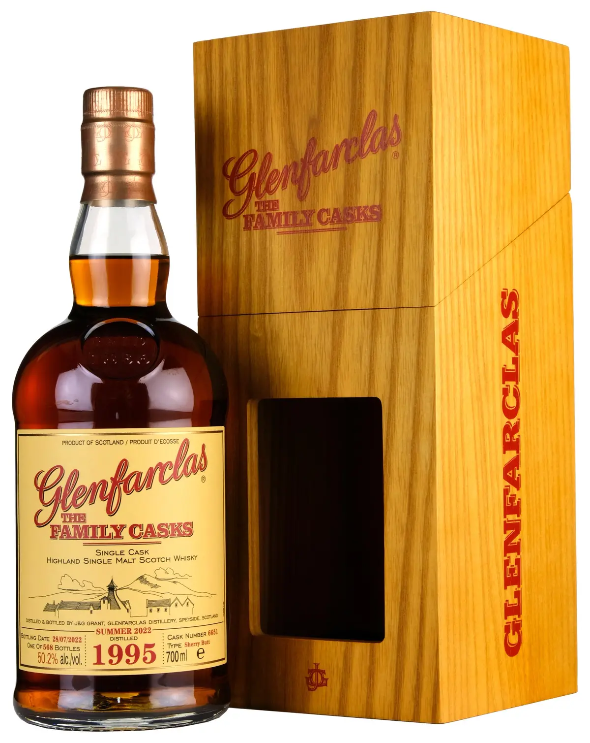 Glenfarclas 1995-2022 | 26 Year Old The Family Cask 6651 1