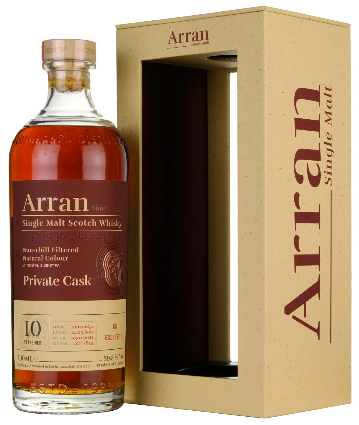 Arran 2012-2022 | 10 Year Old | Private Cask 0854 Uk Exclusive 1