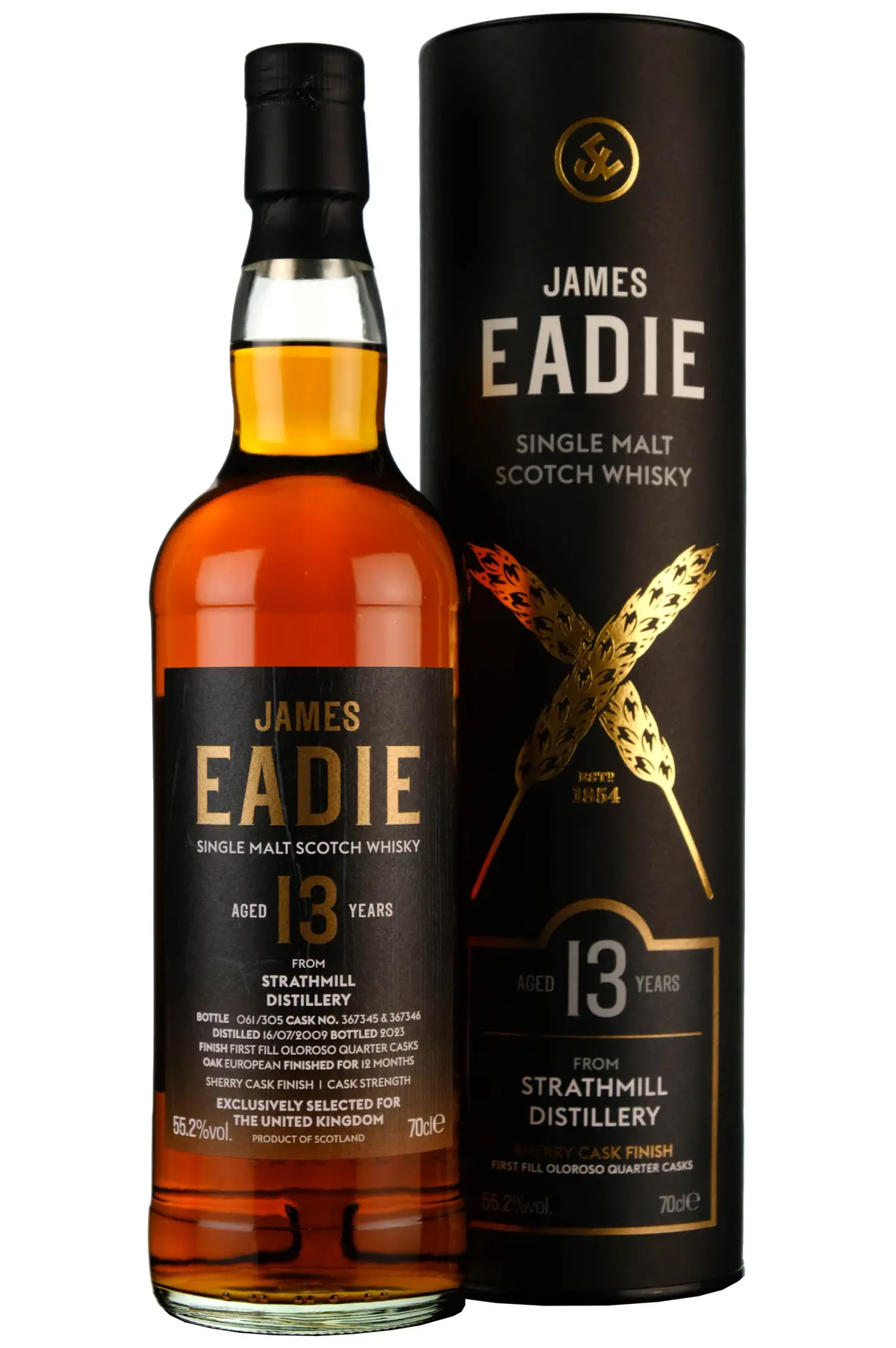 Strathmill 2009-2023 | 13 Year Old James Eadie Casks 367345 + 367346 1