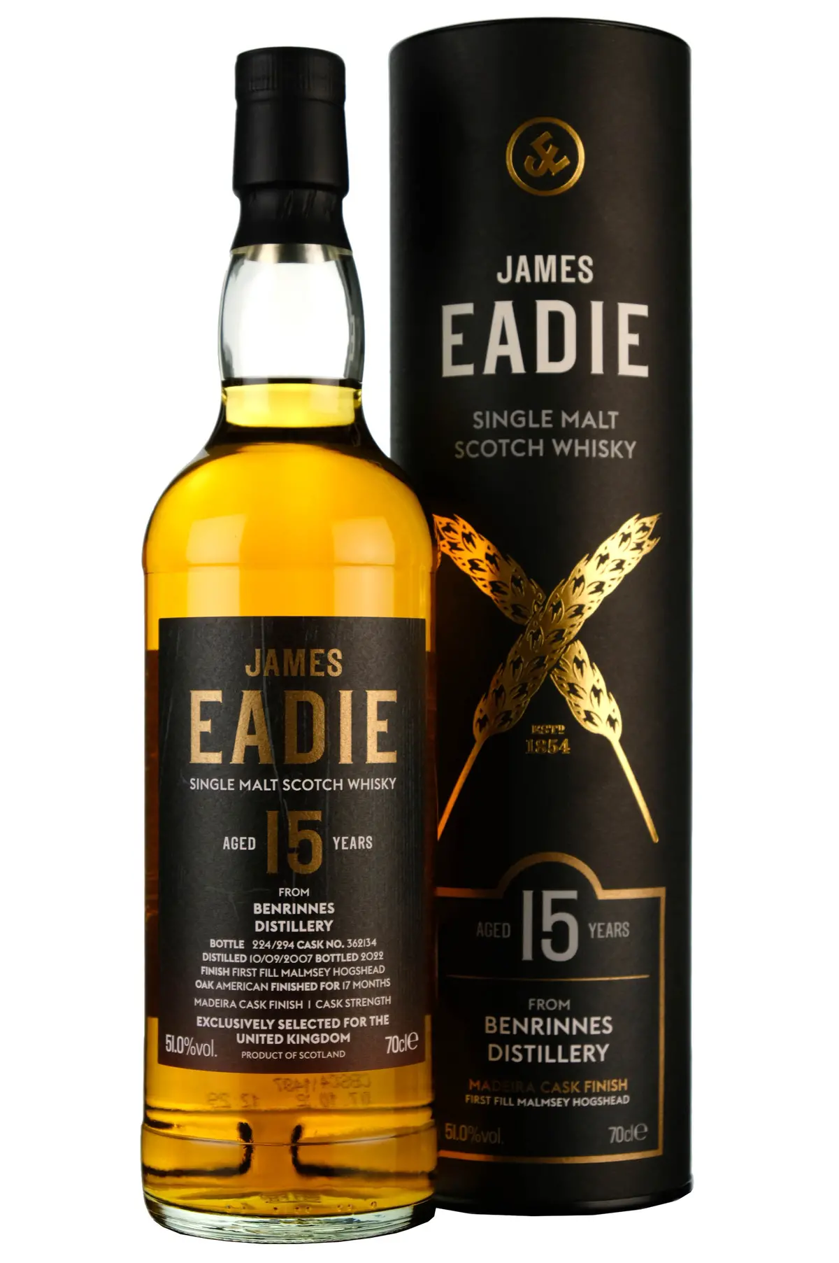 Benrinnes 2007-2022 | 15 Year Old James Eadie Single Cask 362134 1