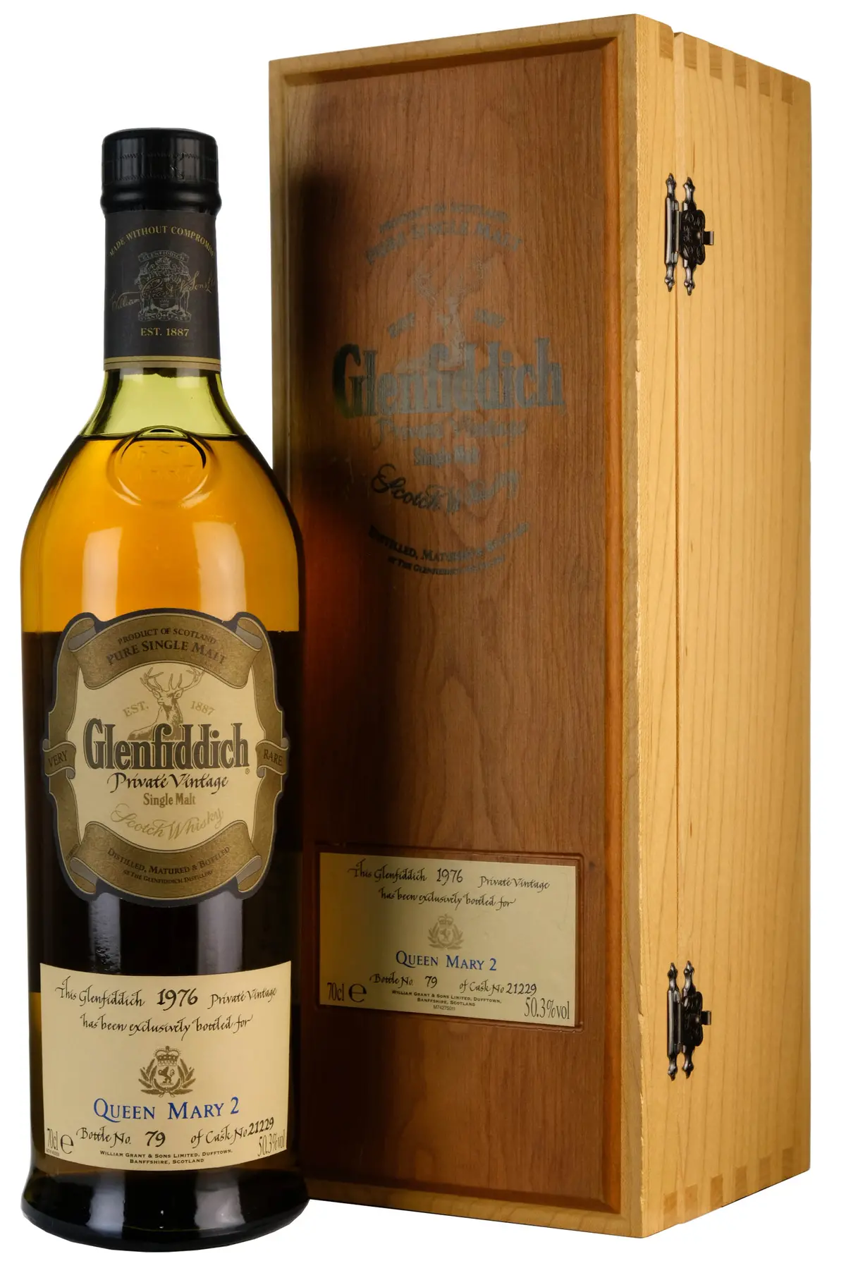 Glenfiddich 1976-2004 | Private Vintage Single Cask 21229 | Queen Mary 2 Exclusive 1