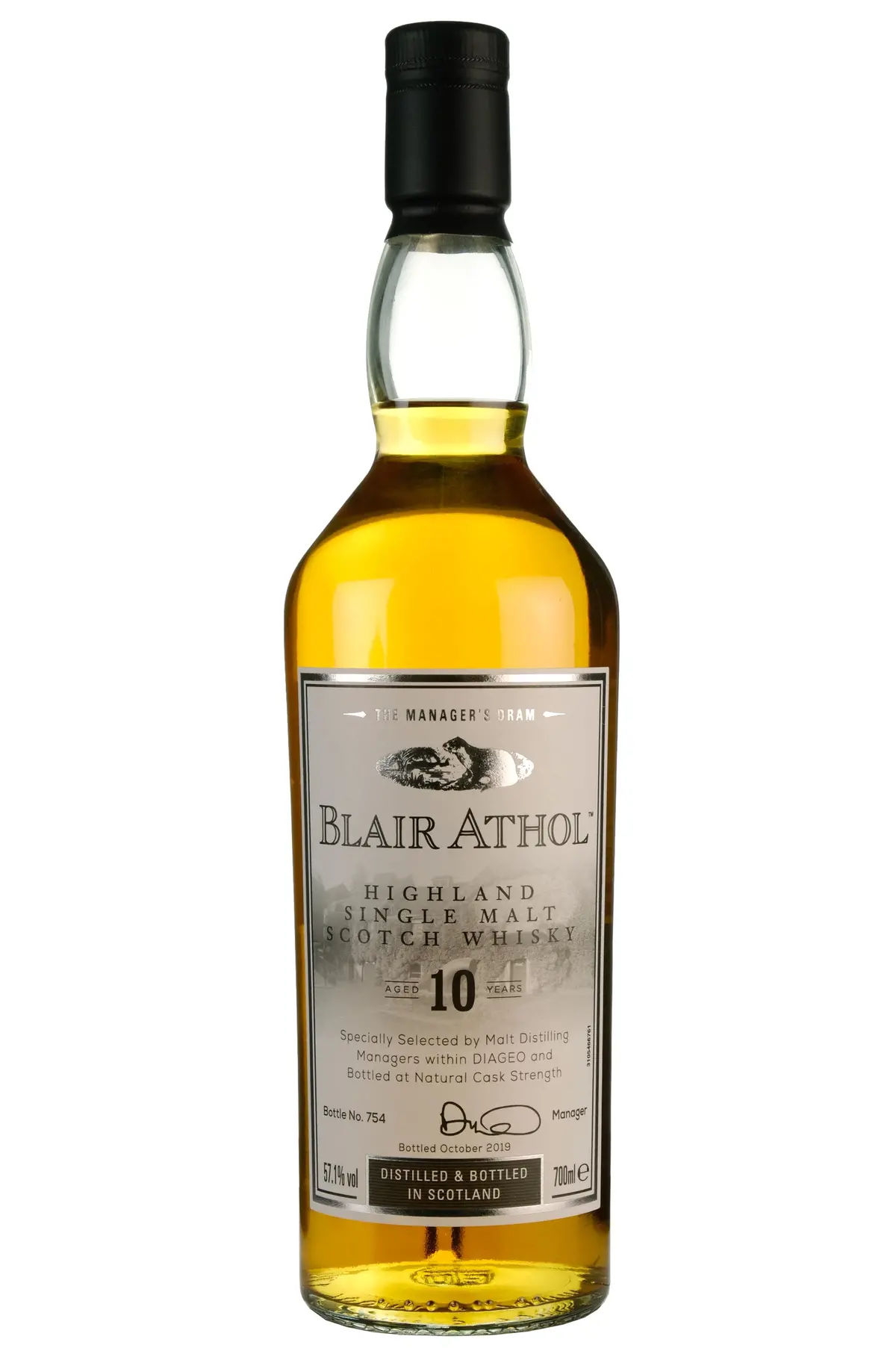 Blair Athol 10 Year Old The Manager's Dram 2019 Release 1