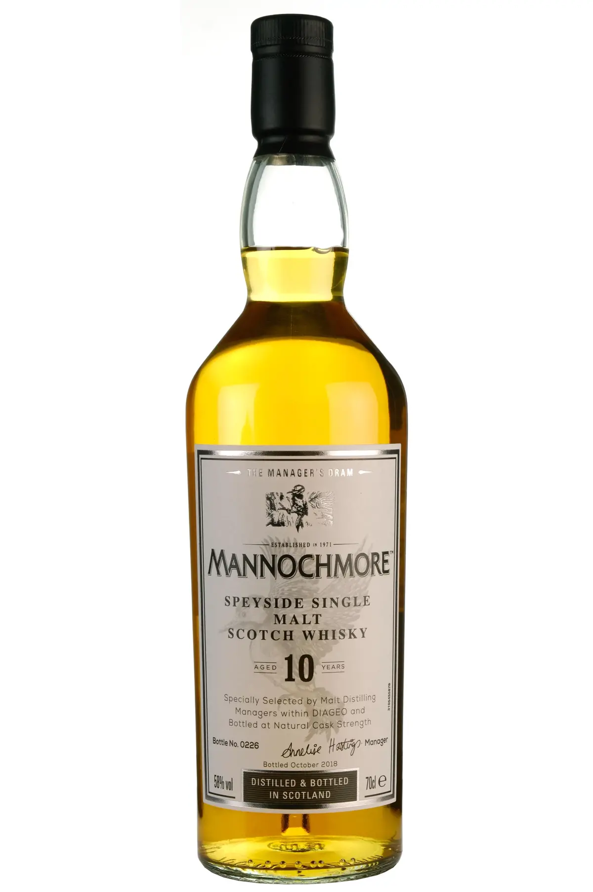 Mannochmore 10 Year Old The Manager's Dram 2018 Release 1