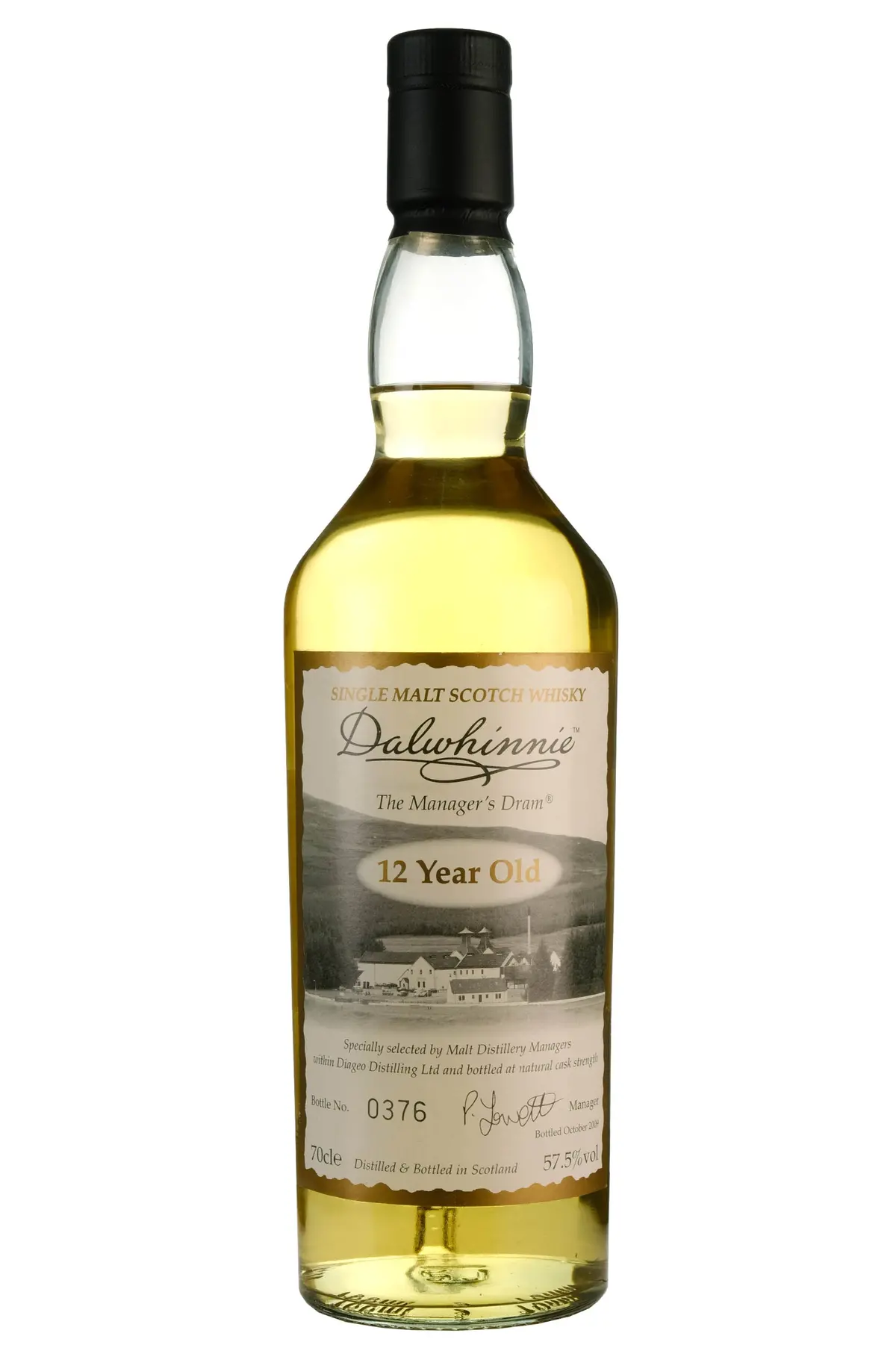 Dalwhinnie 12 Year Old The Manager's Dram 2009 Release 1