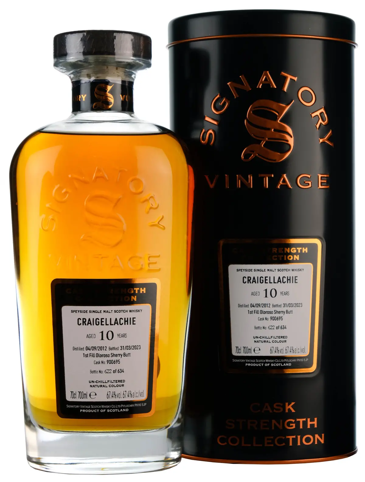 Craigellachie 2012-2023 | 10 Year Old Signatory Vintage Cask 900695 1