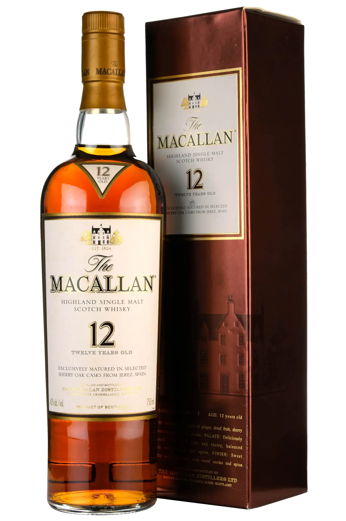 Macallan 12 Year Old Sherry Cask Mid 2000S 1
