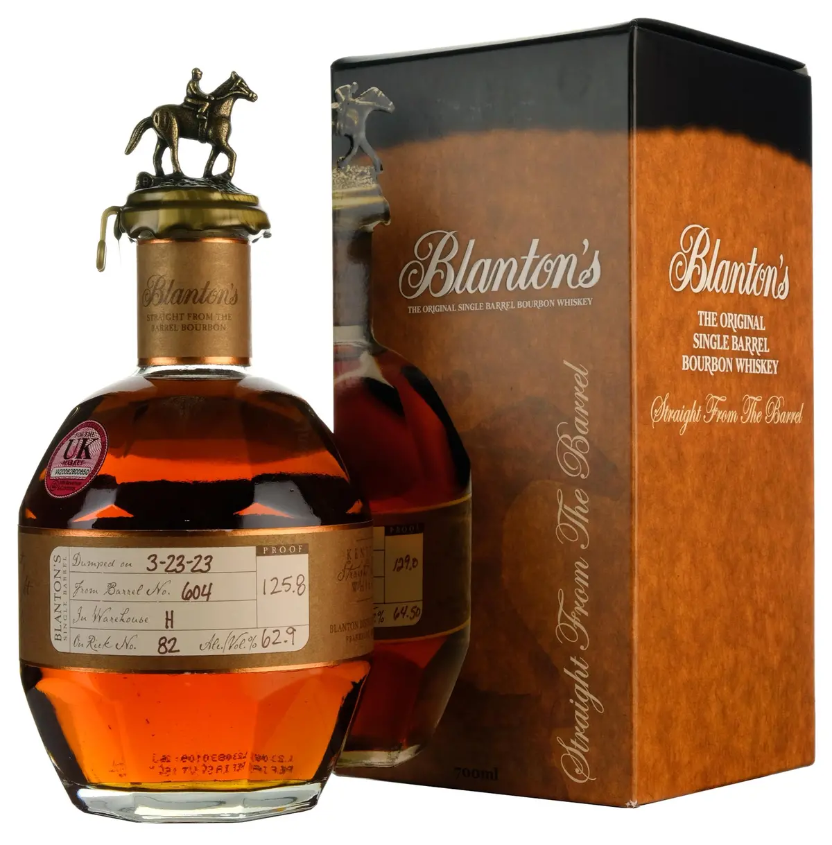 Blanton's Straight From The Barrel 604 Bottled 2023 1