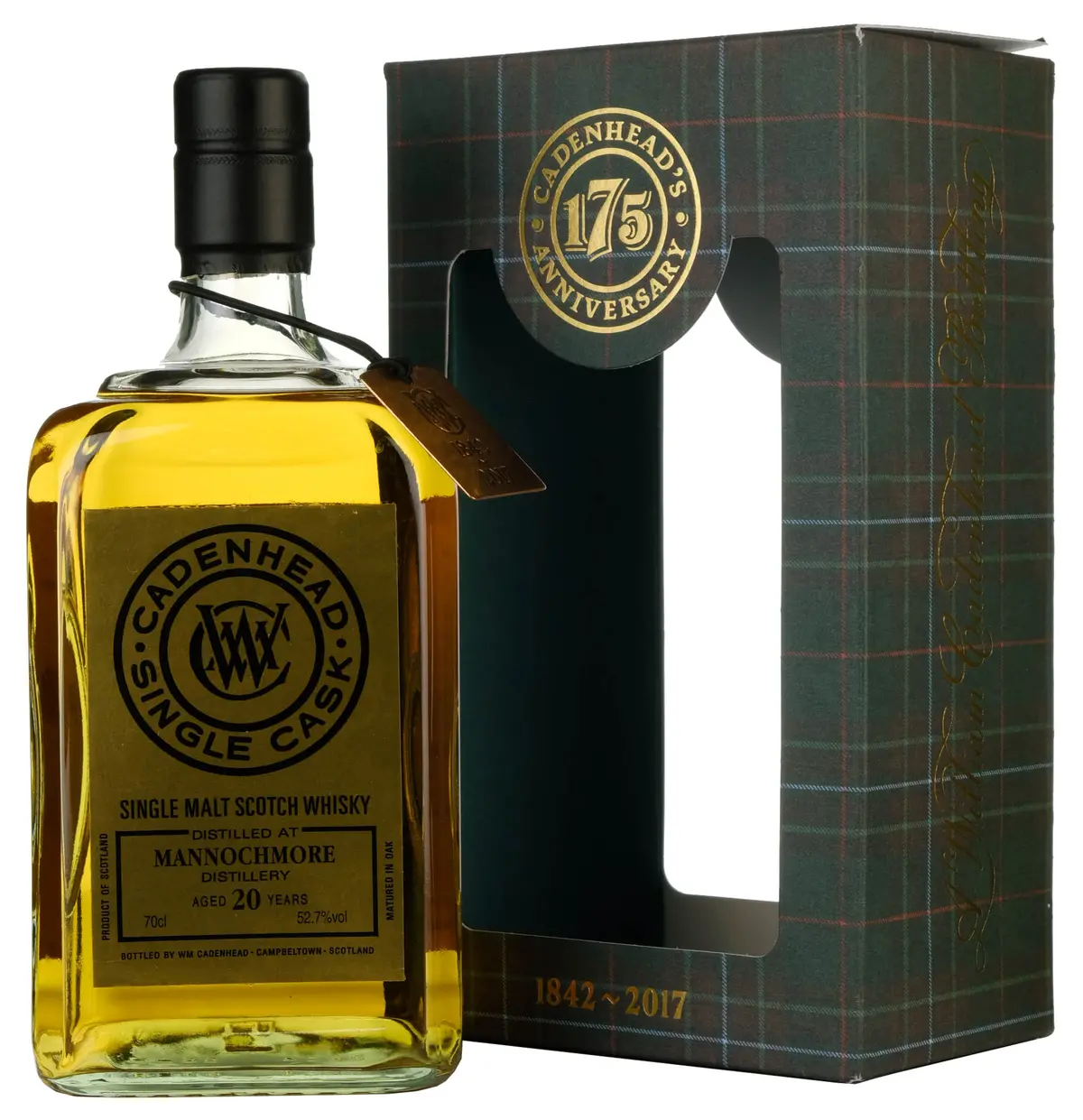 Mannochmore 1997-2017 | 20 Year Old Cadenhead's Gold Label Single Cask 1